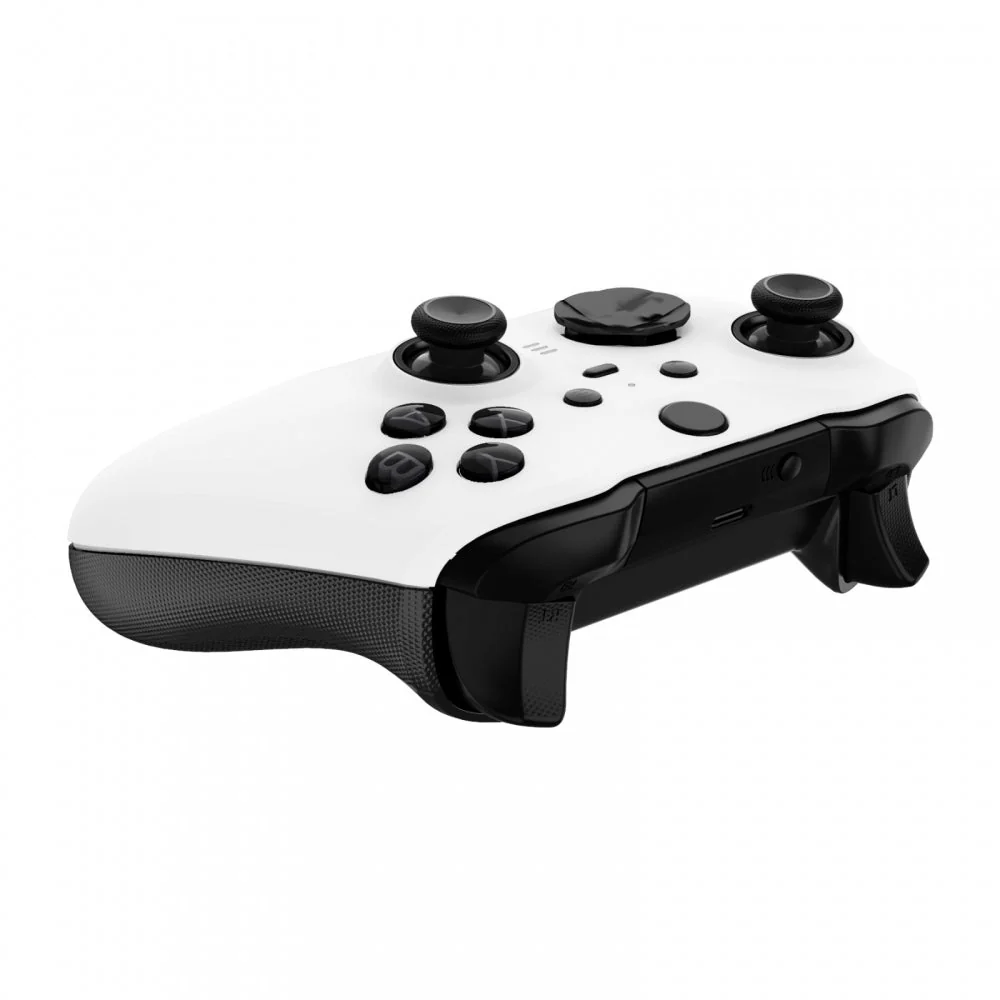 eXtremeRate Replacement Front Housing Shell Case with Accent Rings for Xbox One Elite Series 2 & Elite 2 Core Controller (Model 1797) - White - Image 7