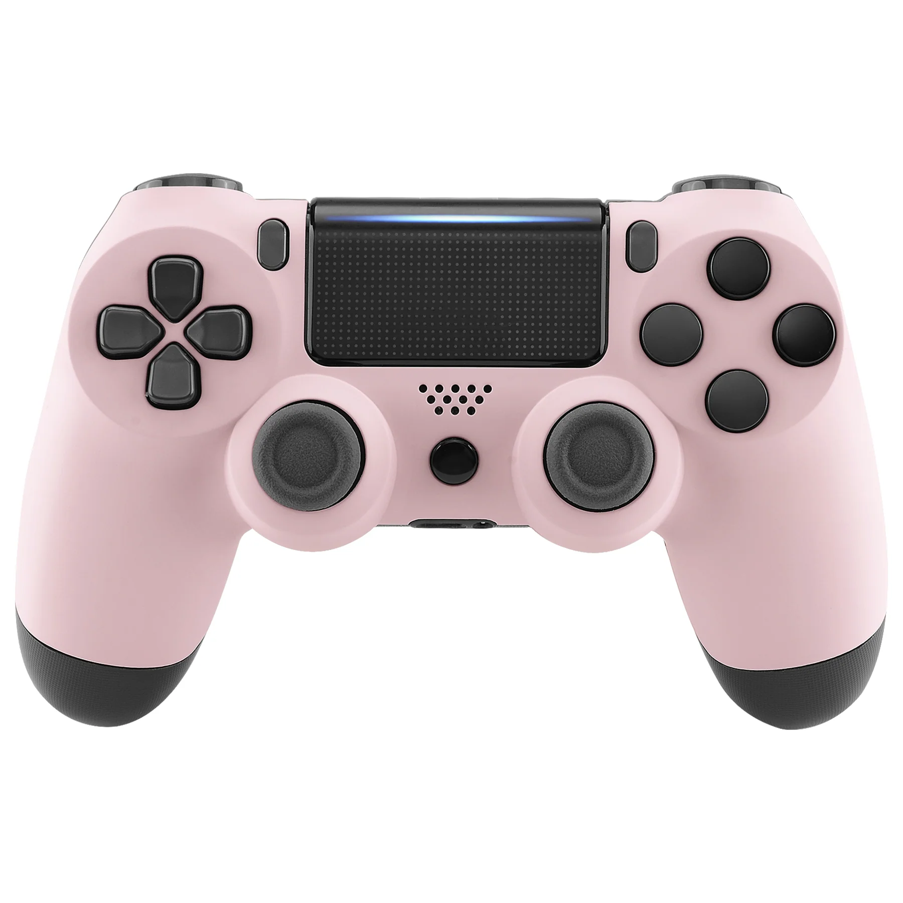 eXtremeRate Replacement Front Housing Shell for PS4 Slim Pro Controller Controller (CUH-ZCT2 JDM-040/050/055) - Cherry Blossoms Pink - Image 2