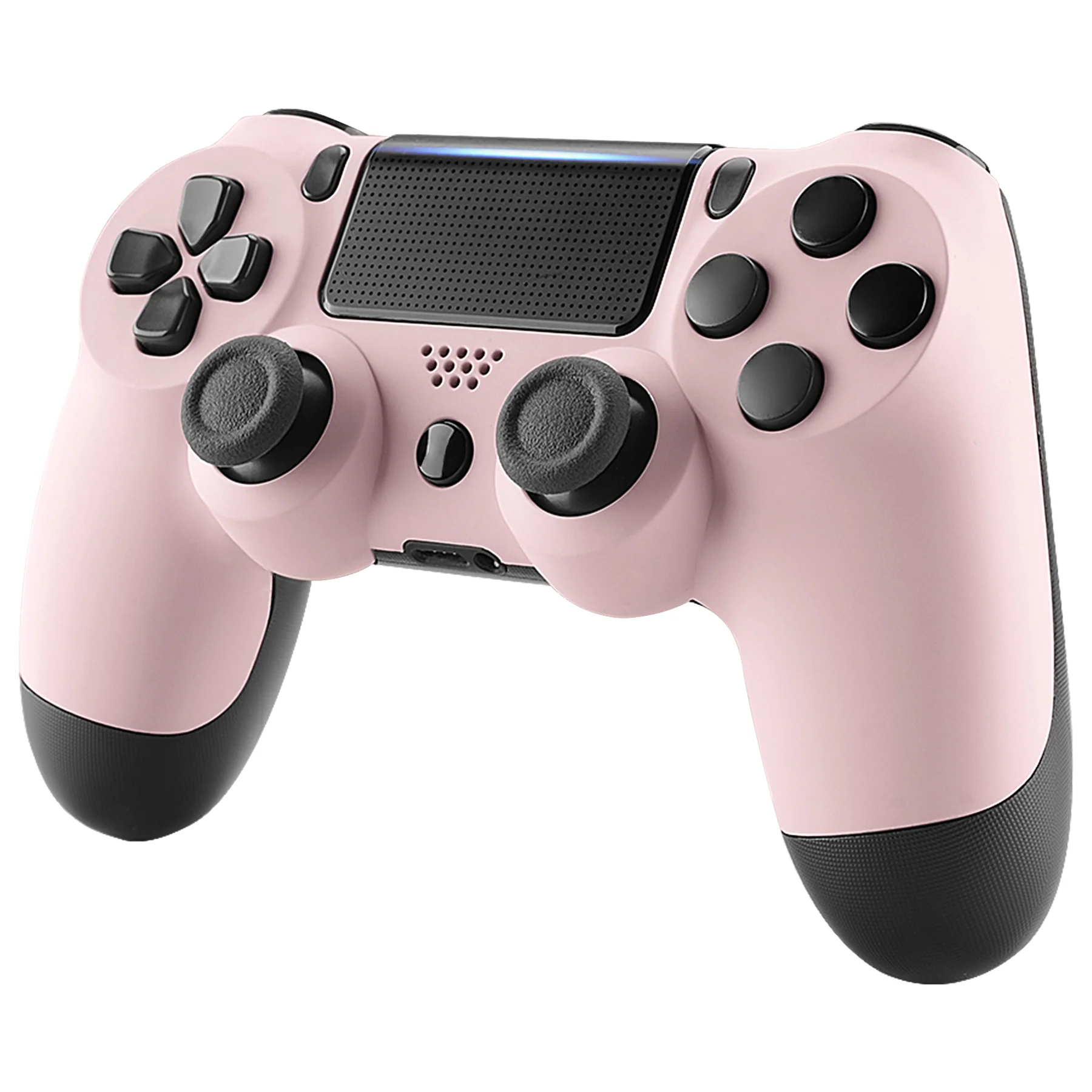 eXtremeRate Replacement Front Housing Shell for PS4 Slim Pro Controller Controller (CUH-ZCT2 JDM-040/050/055) - Cherry Blossoms Pink - Image 4