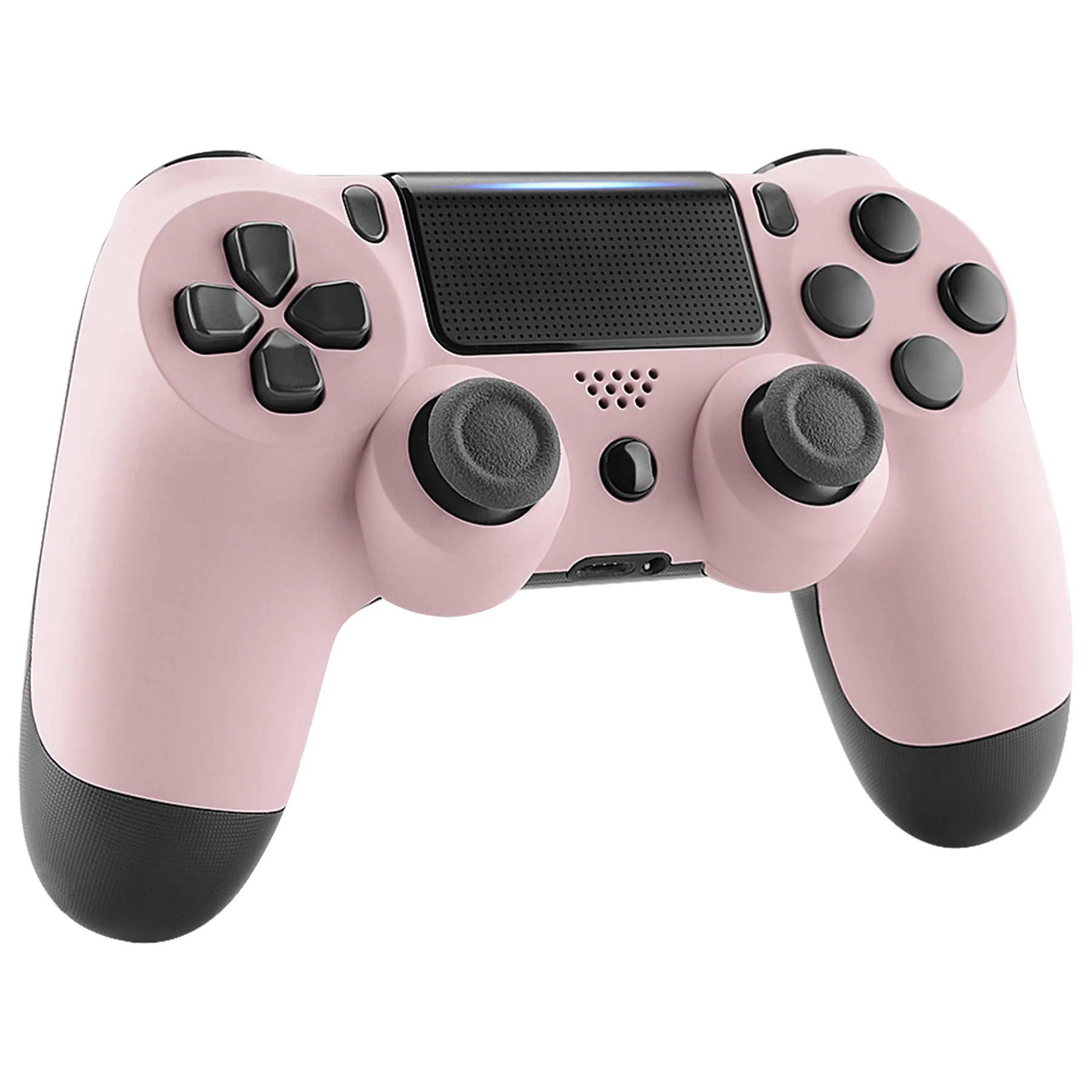 eXtremeRate Replacement Front Housing Shell for PS4 Slim Pro Controller Controller (CUH-ZCT2 JDM-040/050/055) - Cherry Blossoms Pink - Image 5