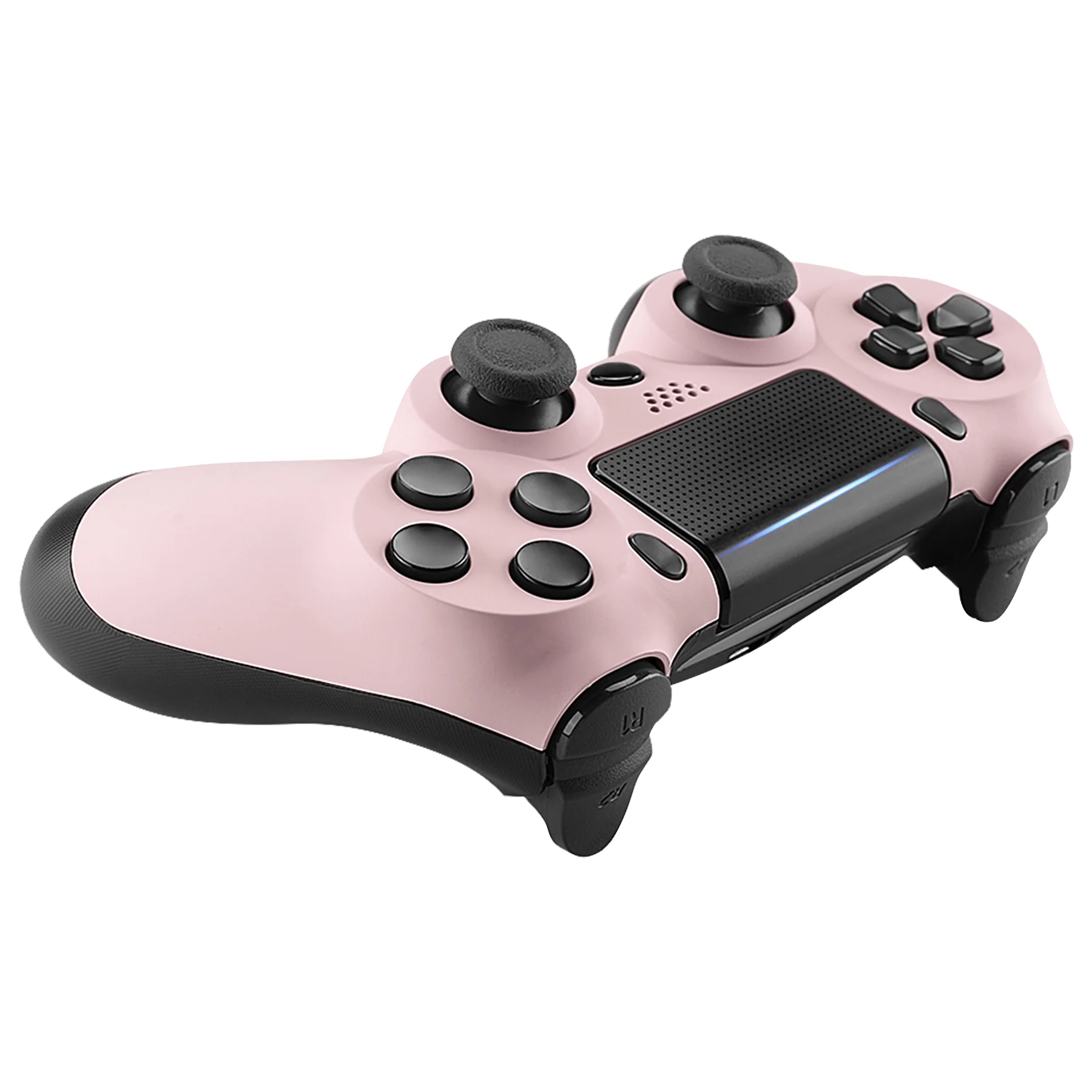 eXtremeRate Replacement Front Housing Shell for PS4 Slim Pro Controller Controller (CUH-ZCT2 JDM-040/050/055) - Cherry Blossoms Pink - Image 6