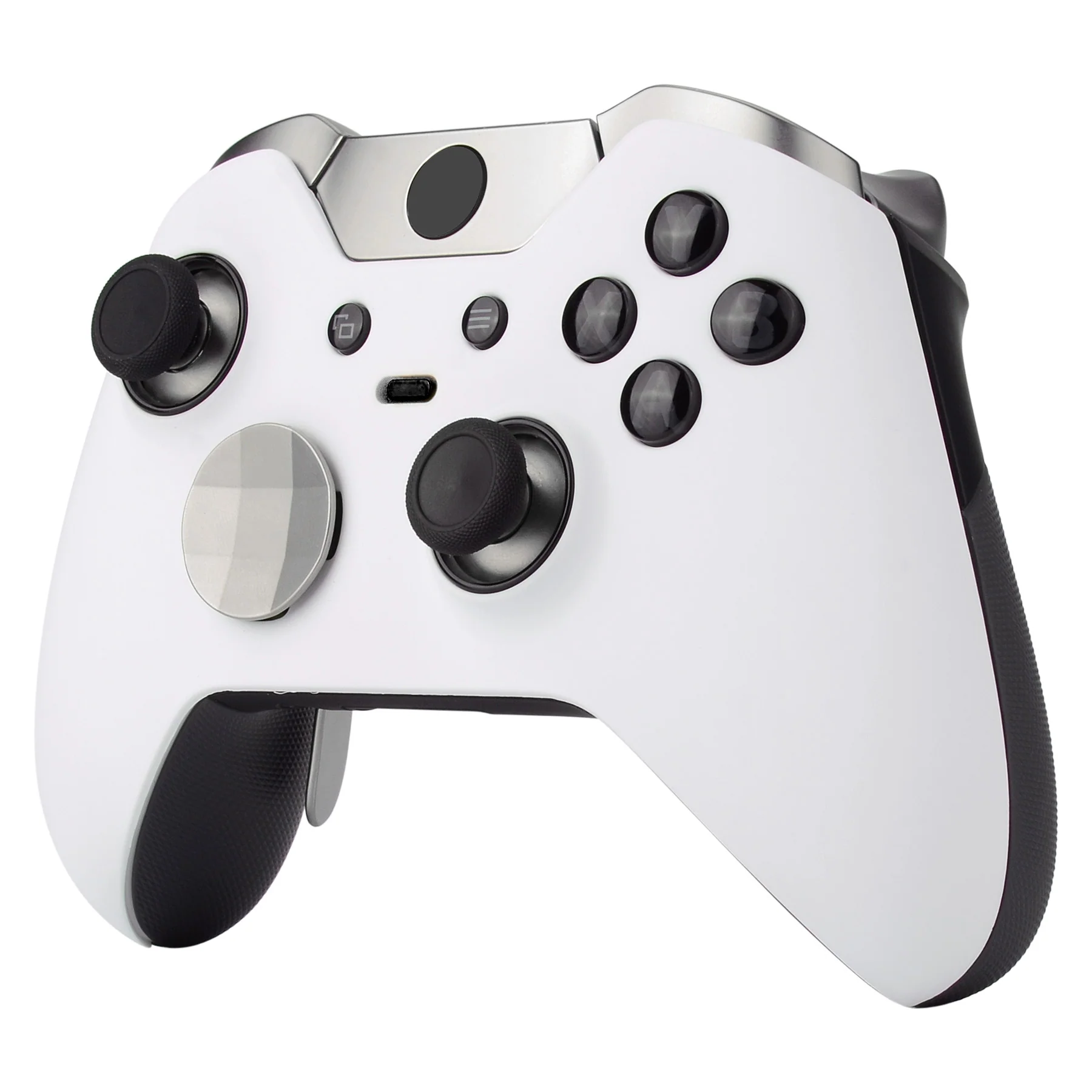 eXtremeRate Replacement Front Housing Shell for Xbox One Elite Controller (Model 1698) - White - Image 4
