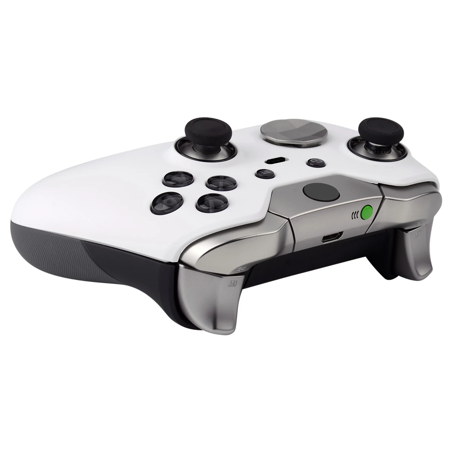 eXtremeRate Replacement Front Housing Shell for Xbox One Elite Controller (Model 1698) - White - Image 6