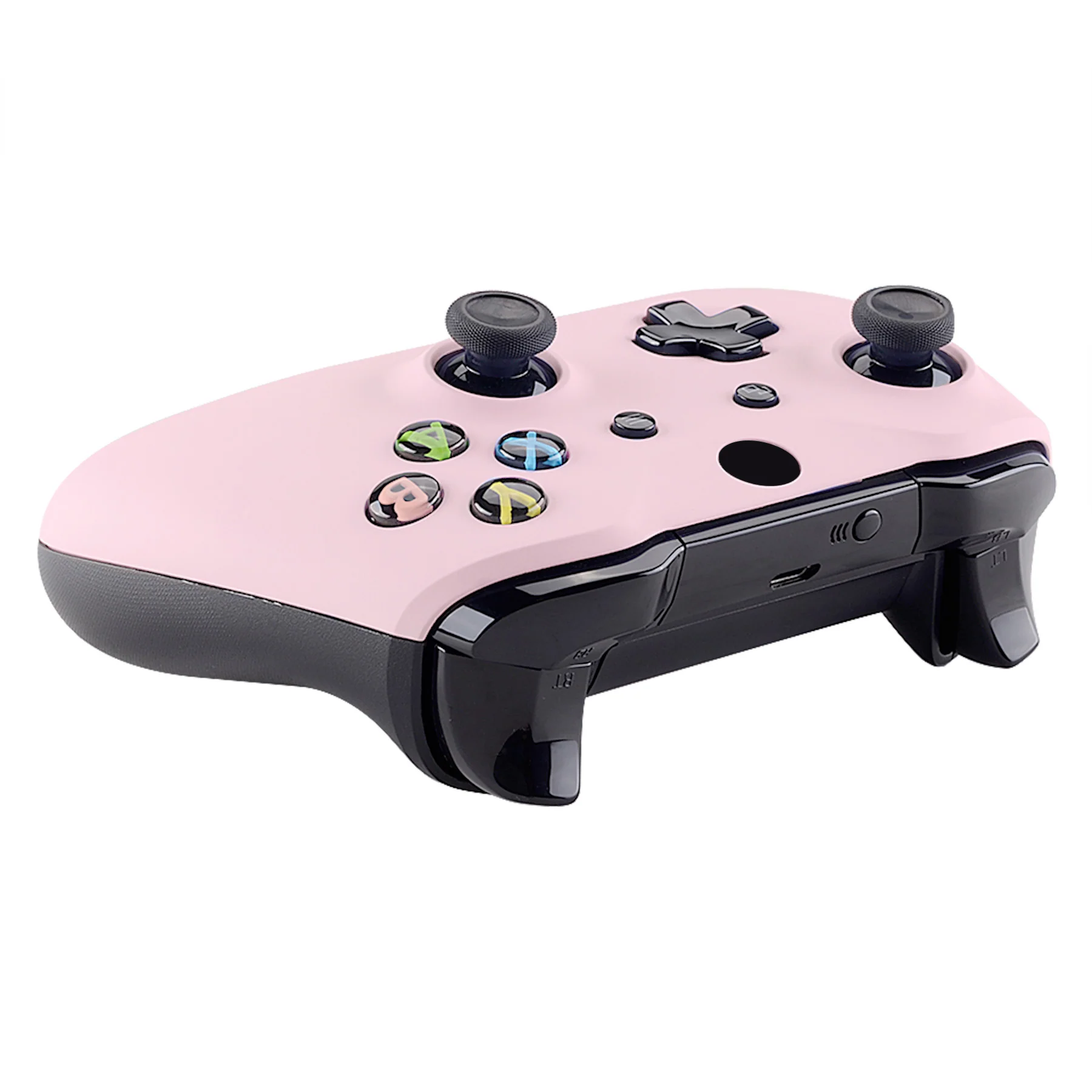 eXtremeRate Replacement Front Housing Shell for Xbox One X & S Controller (Model 1708) - Cherry Blossoms Pink - Image 6