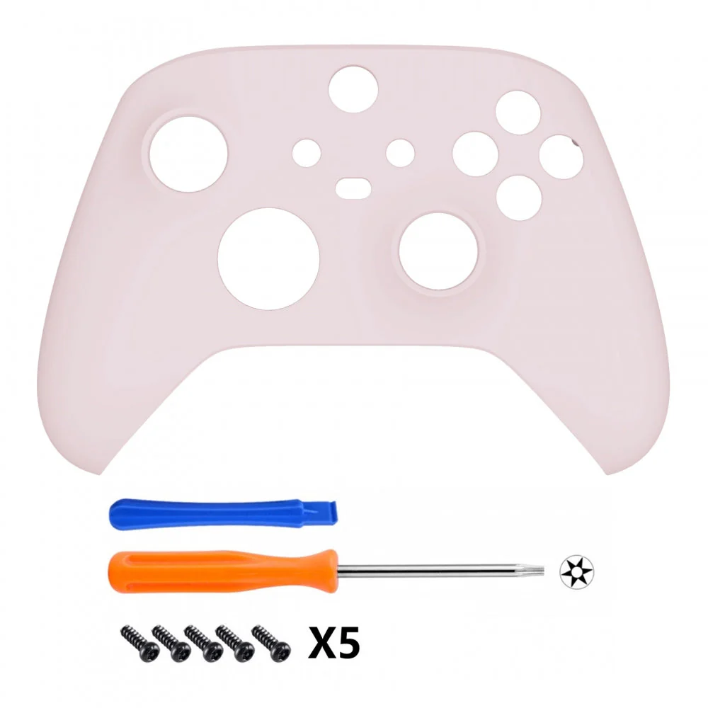 eXtremeRate Replacement Front Housing Shell for Xbox Series X & S Controller - Cherry Blossoms Pink - Image 2