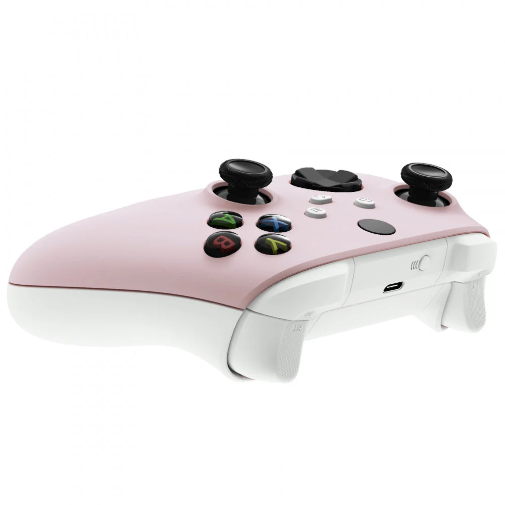 eXtremeRate Replacement Front Housing Shell for Xbox Series X & S Controller - Cherry Blossoms Pink - Image 6