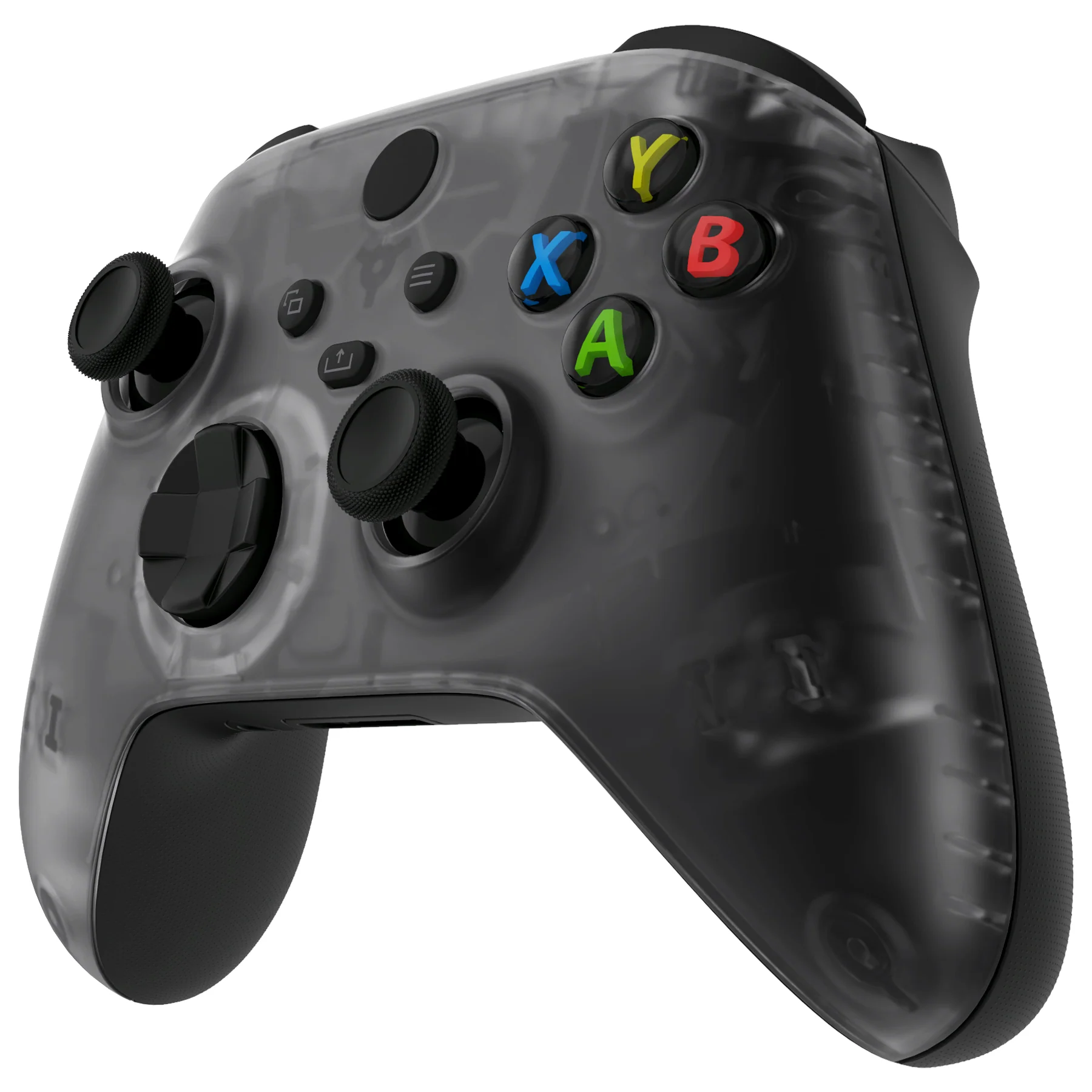eXtremeRate Replacement Front Housing Shell for Xbox Series X & S Controller - Clear Black - Image 4