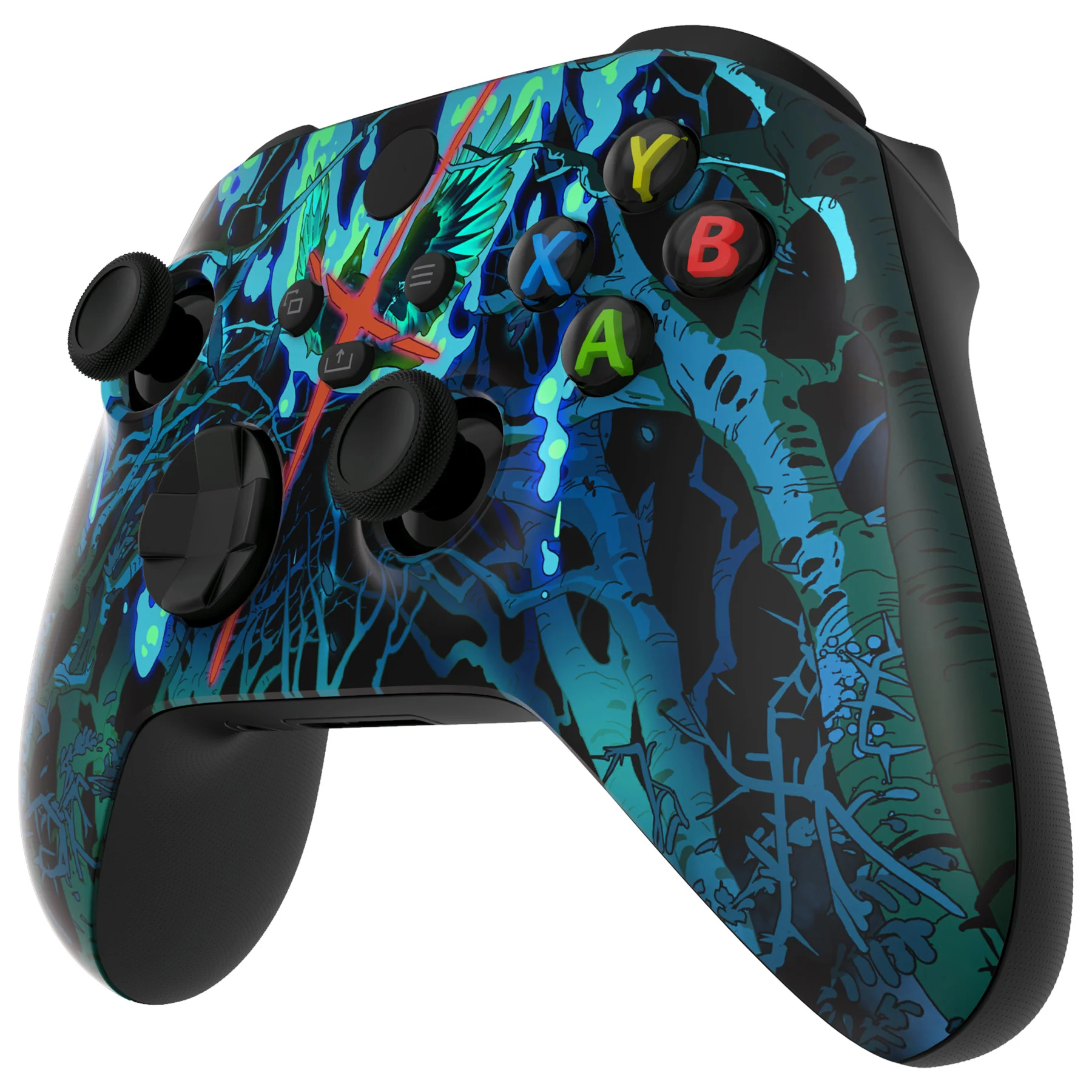 eXtremeRate Replacement Front Housing Shell for Xbox Series X & S Controller - Darkness Lost - Image 4