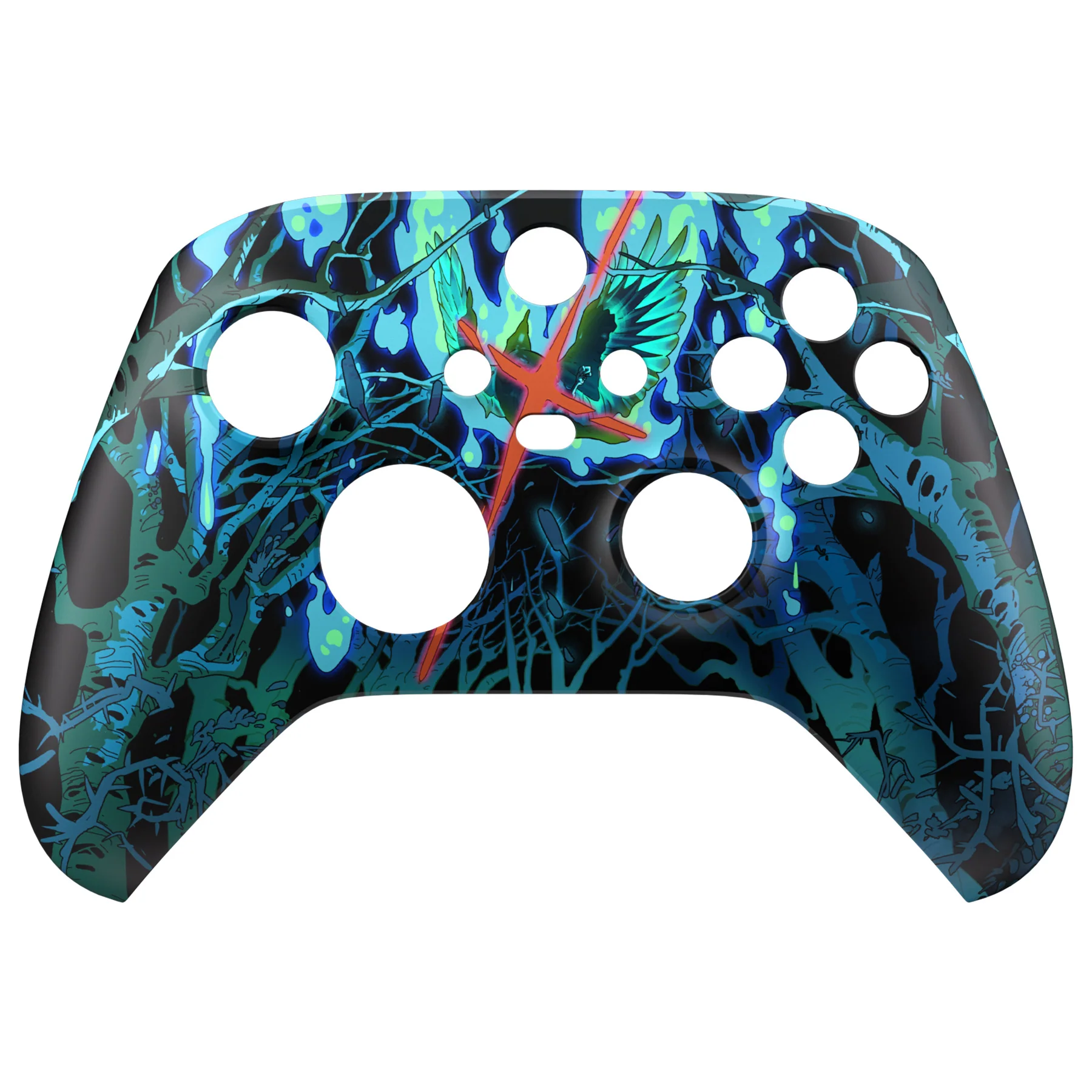 eXtremeRate Replacement Front Housing Shell for Xbox Series X & S Controller - Darkness Lost - Image 7