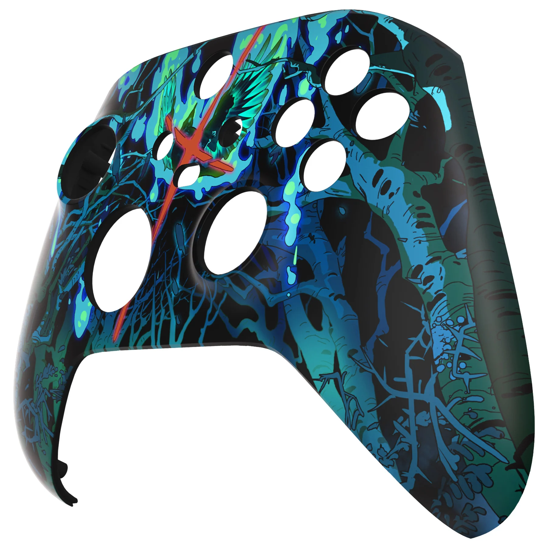 eXtremeRate Replacement Front Housing Shell for Xbox Series X & S Controller - Darkness Lost - Image 8