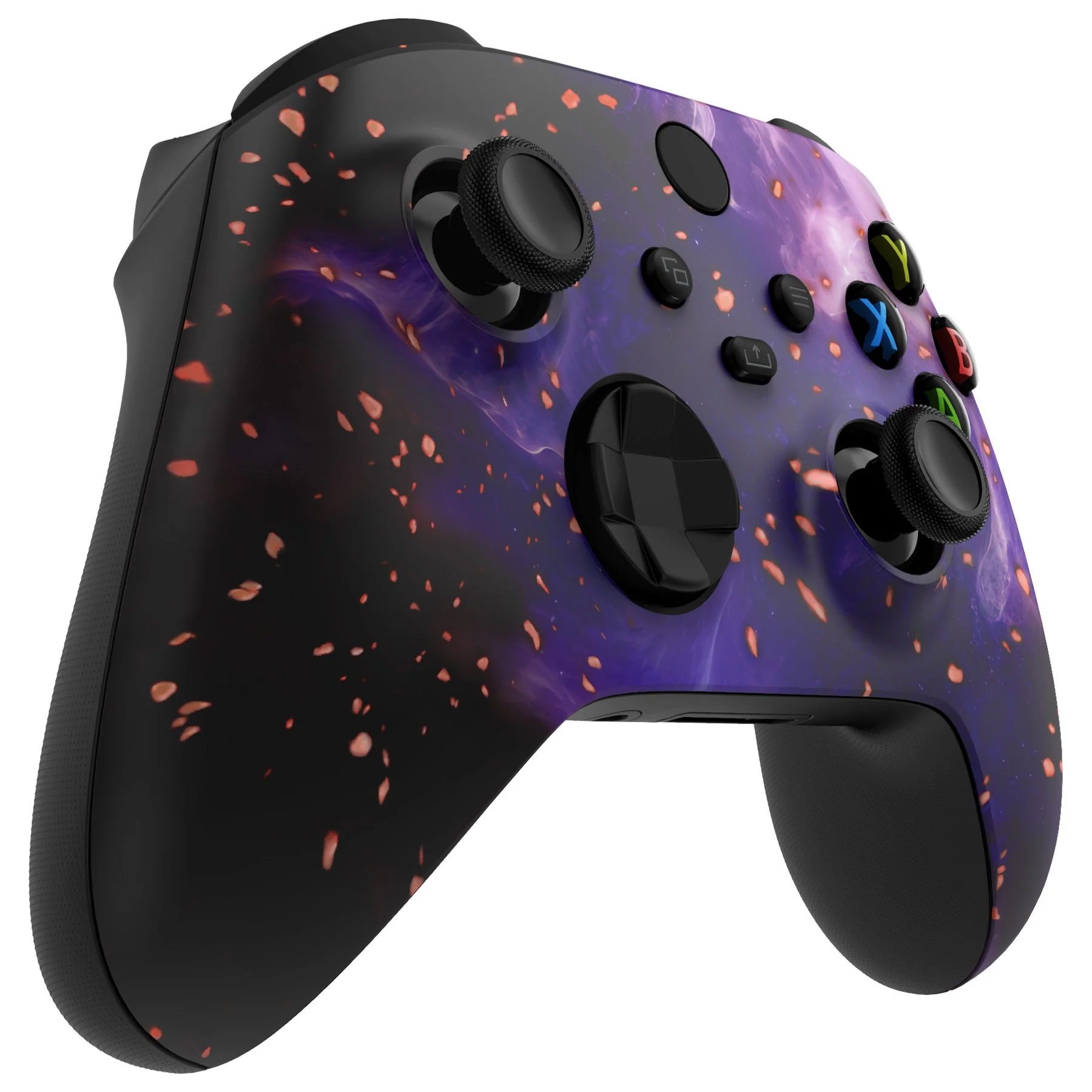 eXtremeRate Replacement Front Housing Shell for Xbox Series X & S Controller - Glow in Dark - Cosmic Camo - Image 7