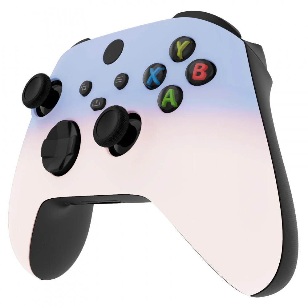 eXtremeRate Replacement Front Housing Shell for Xbox Series X & S Controller - Gradient Violet Pink - Image 4