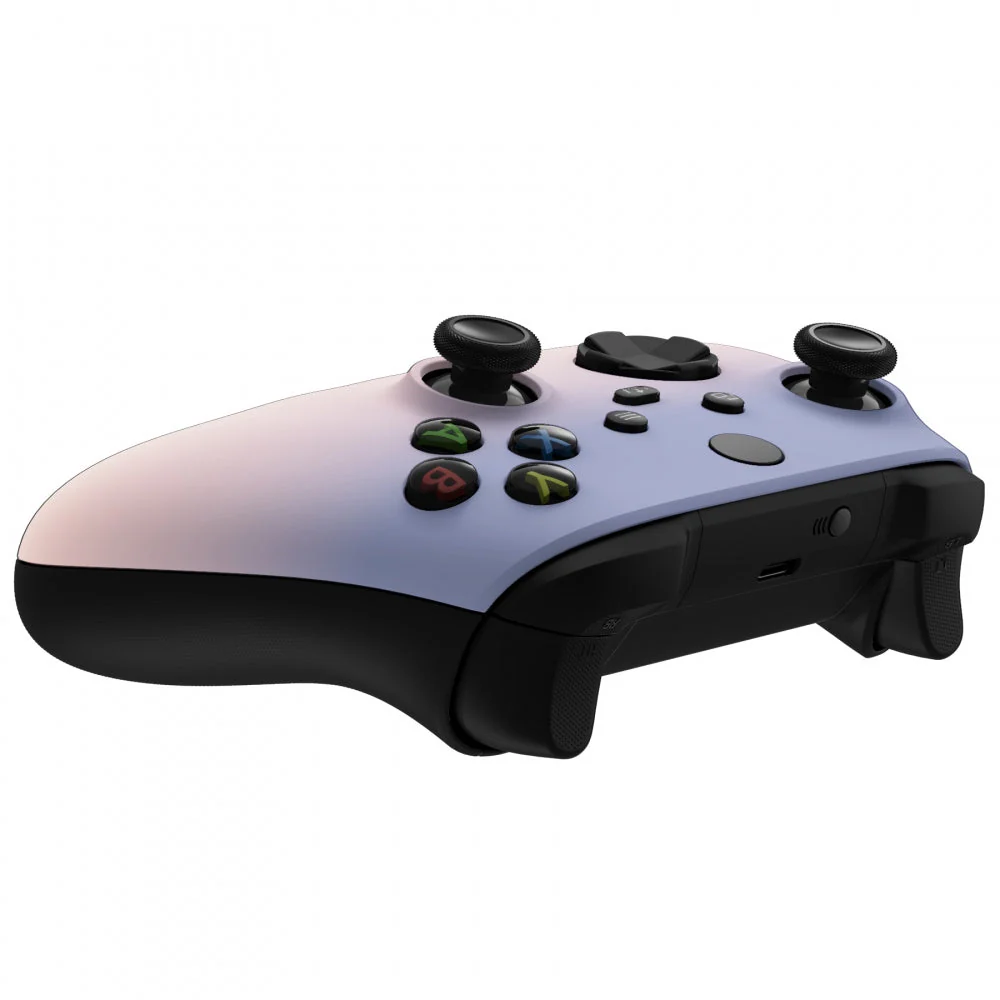 eXtremeRate Replacement Front Housing Shell for Xbox Series X & S Controller - Gradient Violet Pink - Image 6