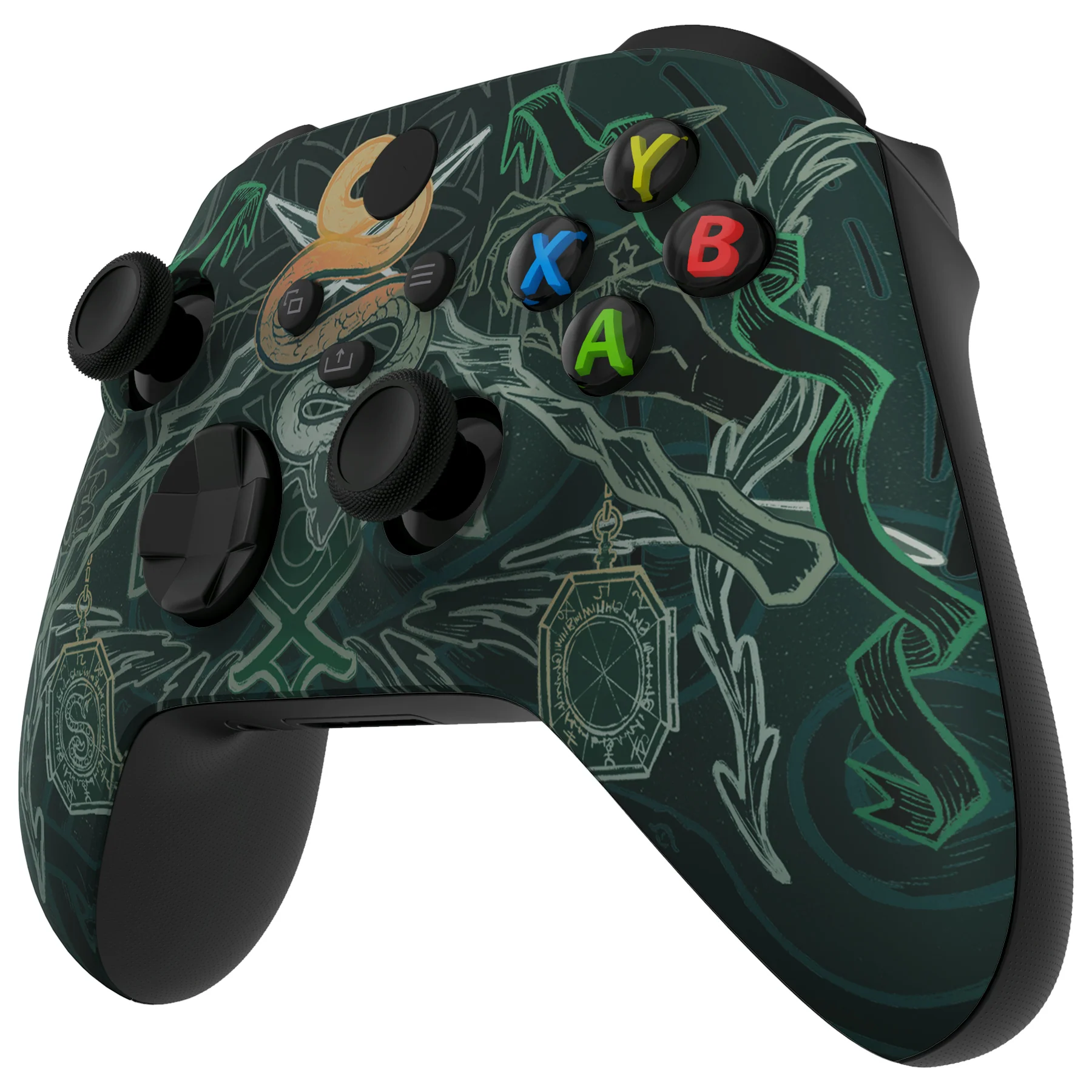 eXtremeRate Replacement Front Housing Shell for Xbox Series X & S Controller - Serpent Totem - Image 4