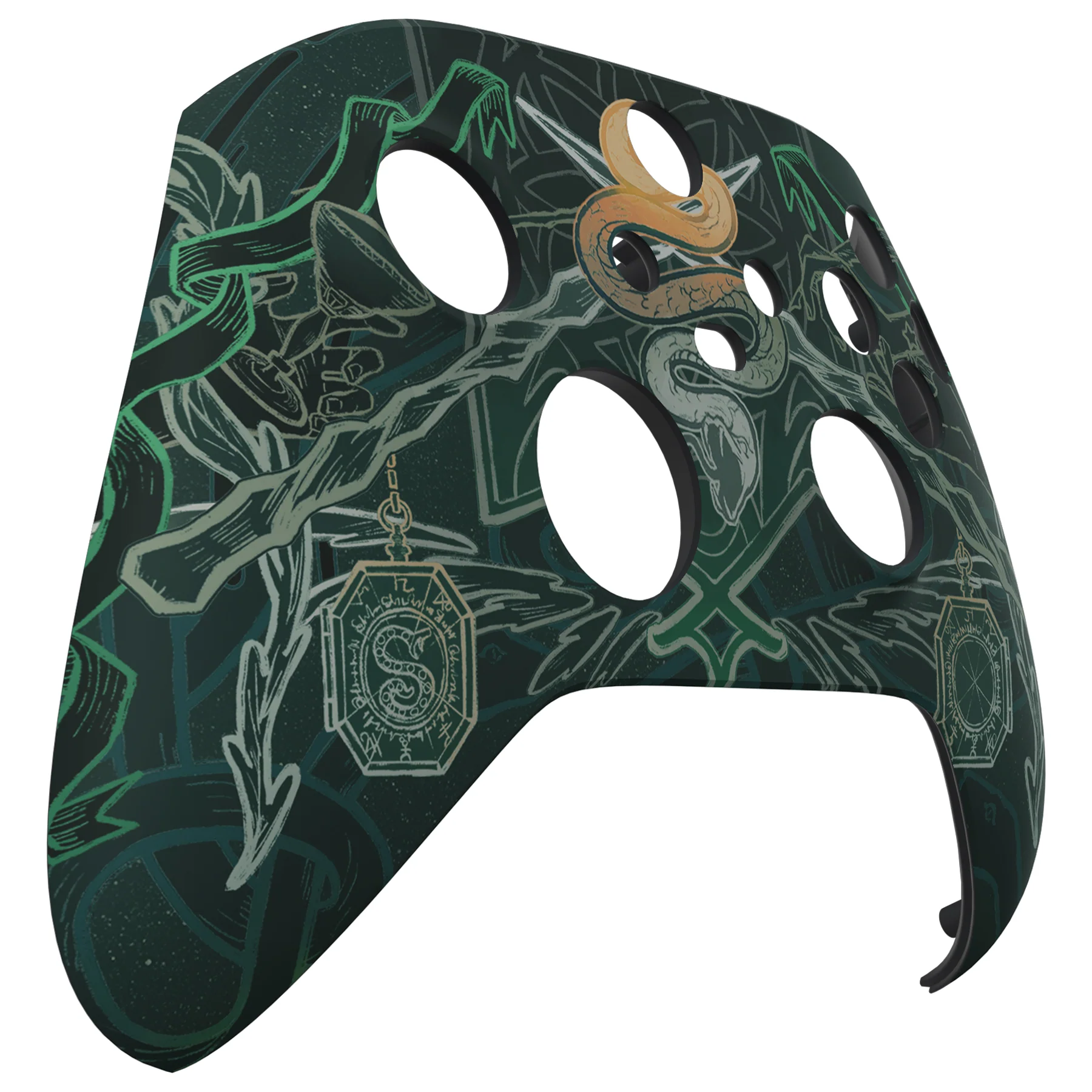 eXtremeRate Replacement Front Housing Shell for Xbox Series X & S Controller - Serpent Totem - Image 9