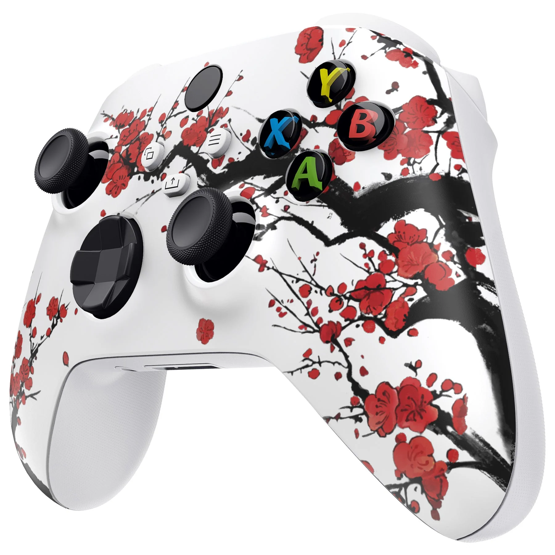 eXtremeRate Replacement Front Housing Shell for Xbox Series X & S Controller - Winter Blossom - Image 4