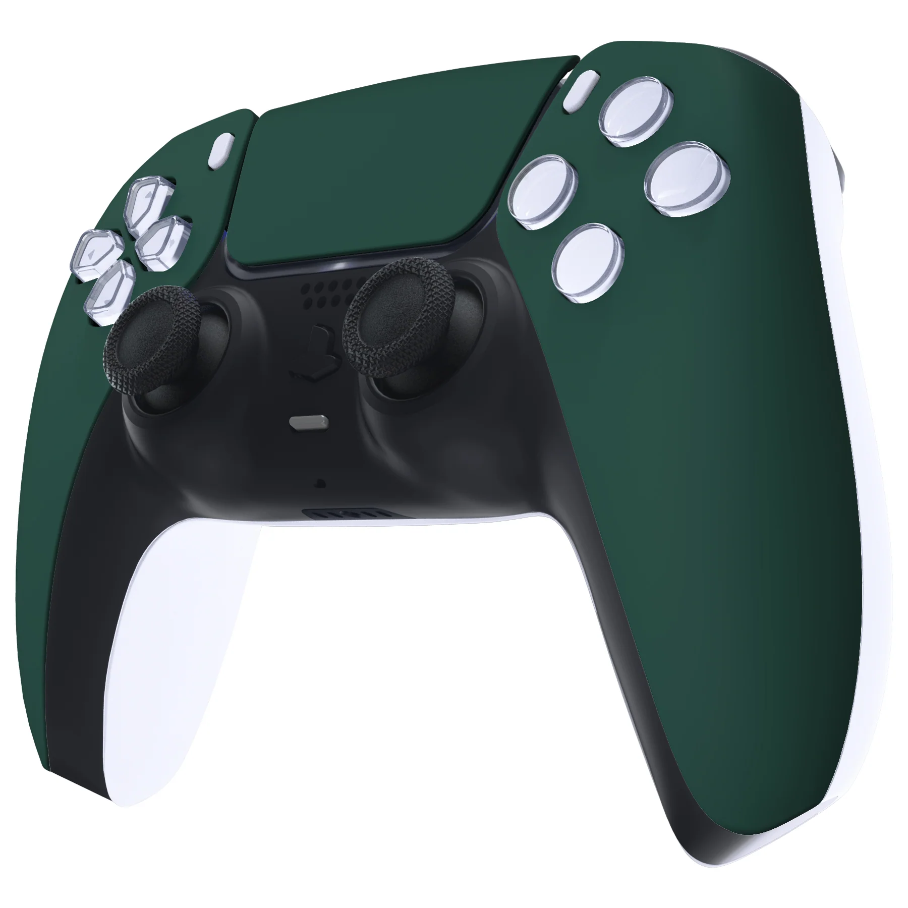 eXtremeRate Replacement Front Housing Shell with Touchpad Compatible with PS5 Controller BDM-010/020/030/040/050/060 - Racing Green - Image 4