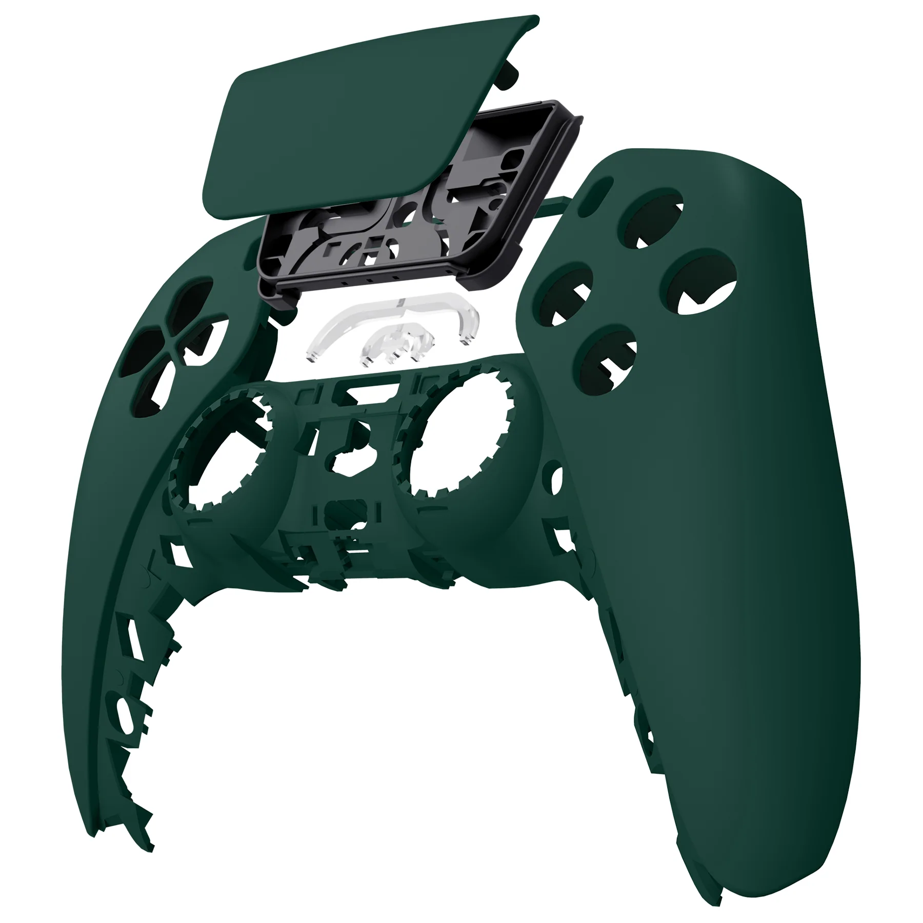 eXtremeRate Replacement Front Housing Shell with Touchpad Compatible with PS5 Controller BDM-010/020/030/040/050/060 - Racing Green - Image 8