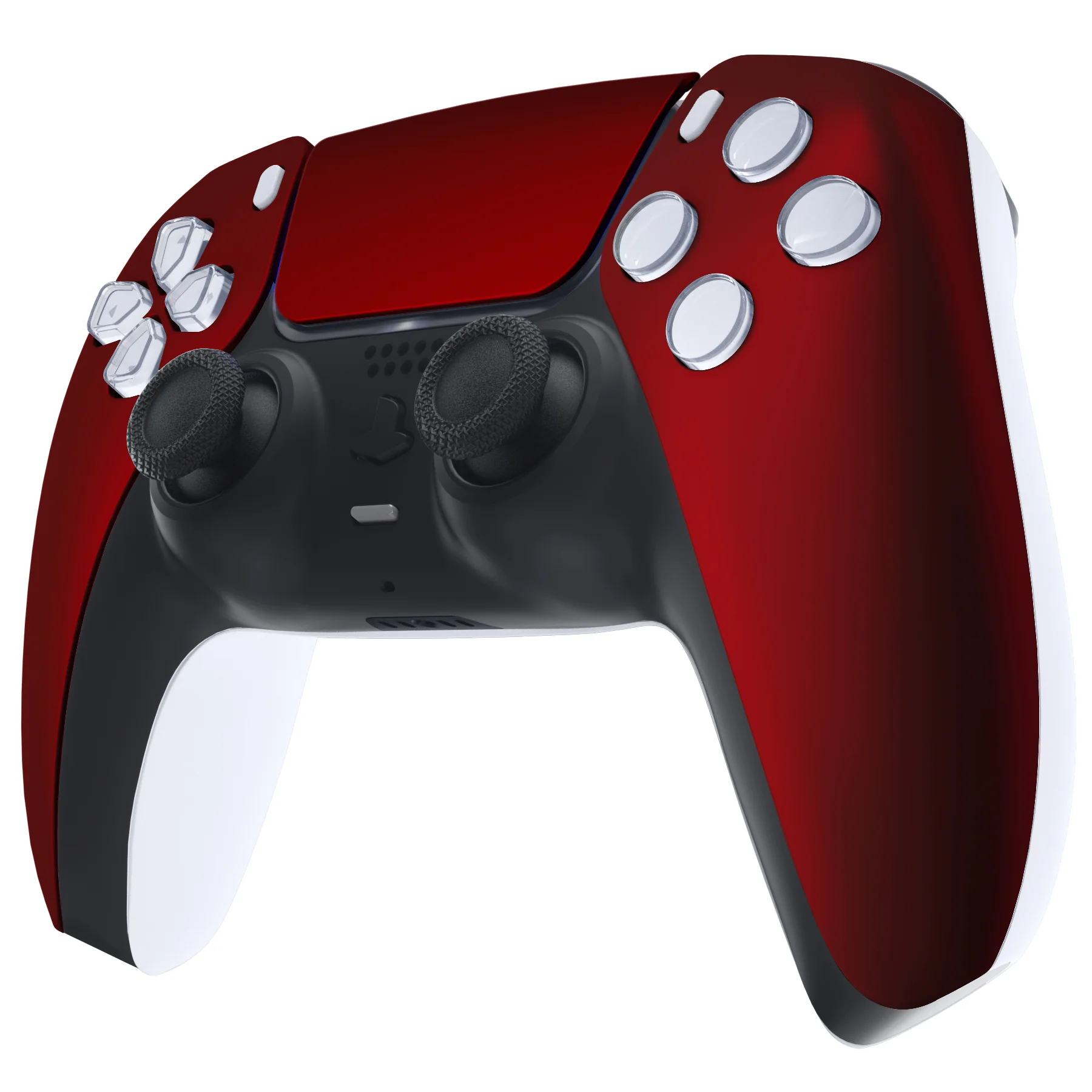 eXtremeRate Replacement Front Housing Shell with Touchpad Compatible with PS5 Controller BDM-010/020/030/040/050/060 - Scarlet Red - Image 4