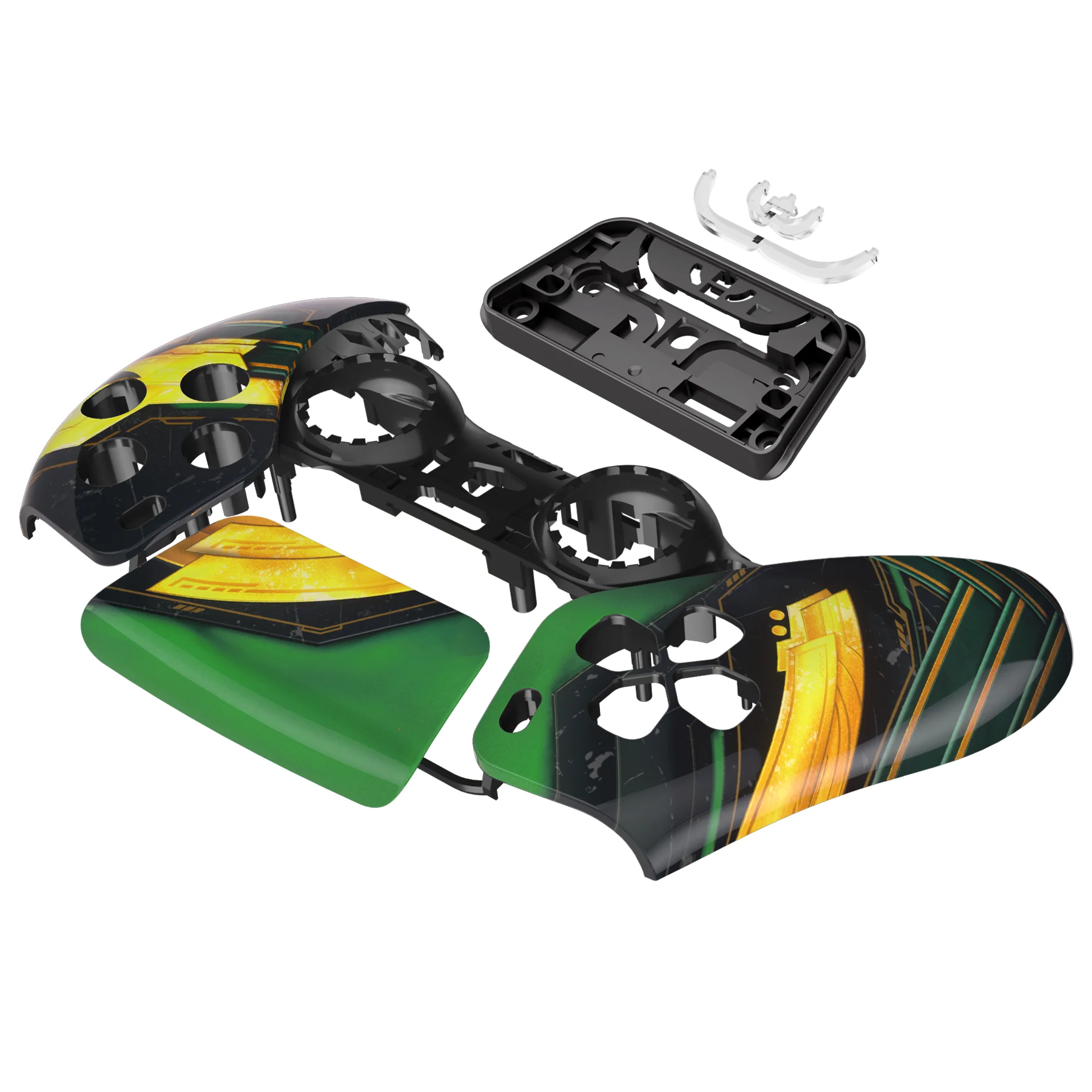eXtremeRate Replacement Front Housing Shell with Touchpad Compatible with PS5 Controller BDM-010/020/030/040/050 - Armor of Ragnarok - Image 10