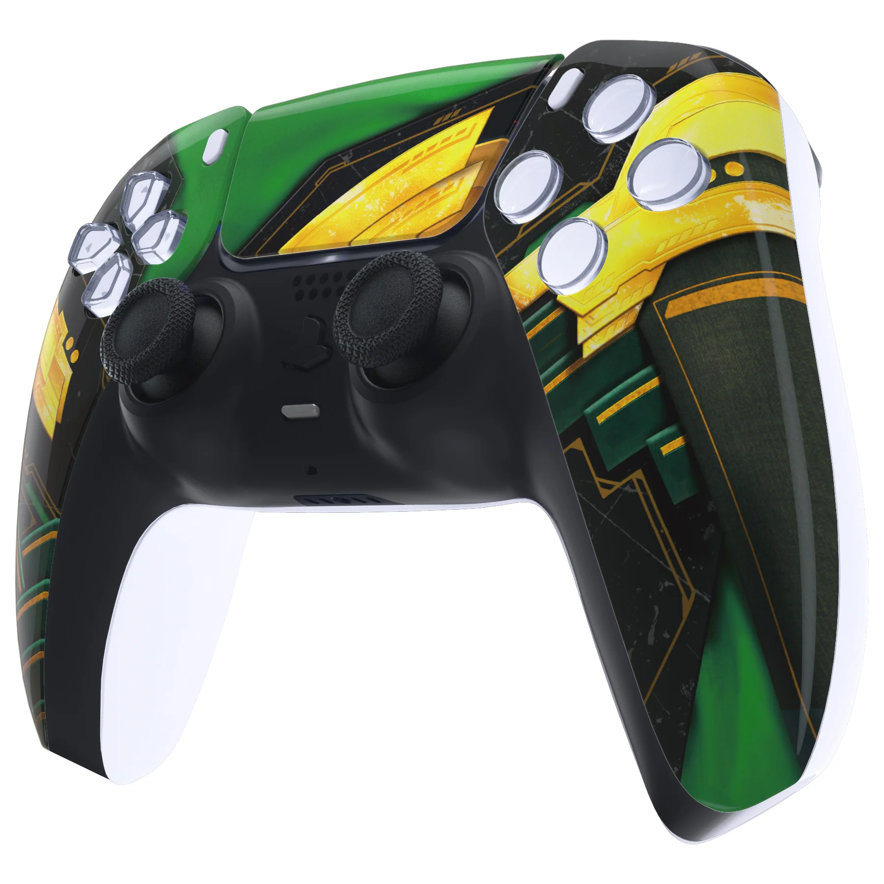 eXtremeRate Replacement Front Housing Shell with Touchpad Compatible with PS5 Controller BDM-010/020/030/040/050 - Armor of Ragnarok - Image 4