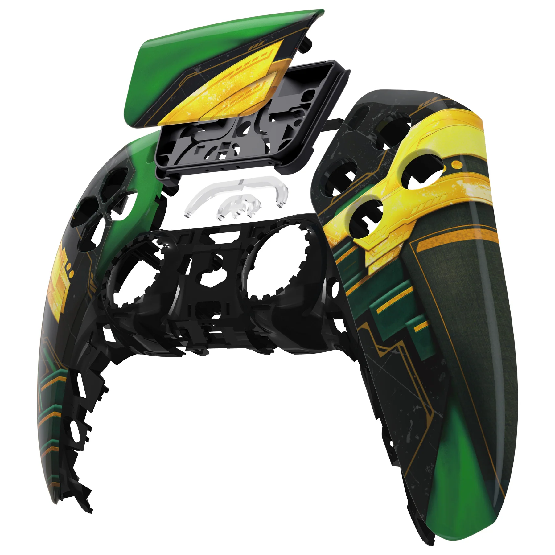 eXtremeRate Replacement Front Housing Shell with Touchpad Compatible with PS5 Controller BDM-010/020/030/040/050 - Armor of Ragnarok - Image 8