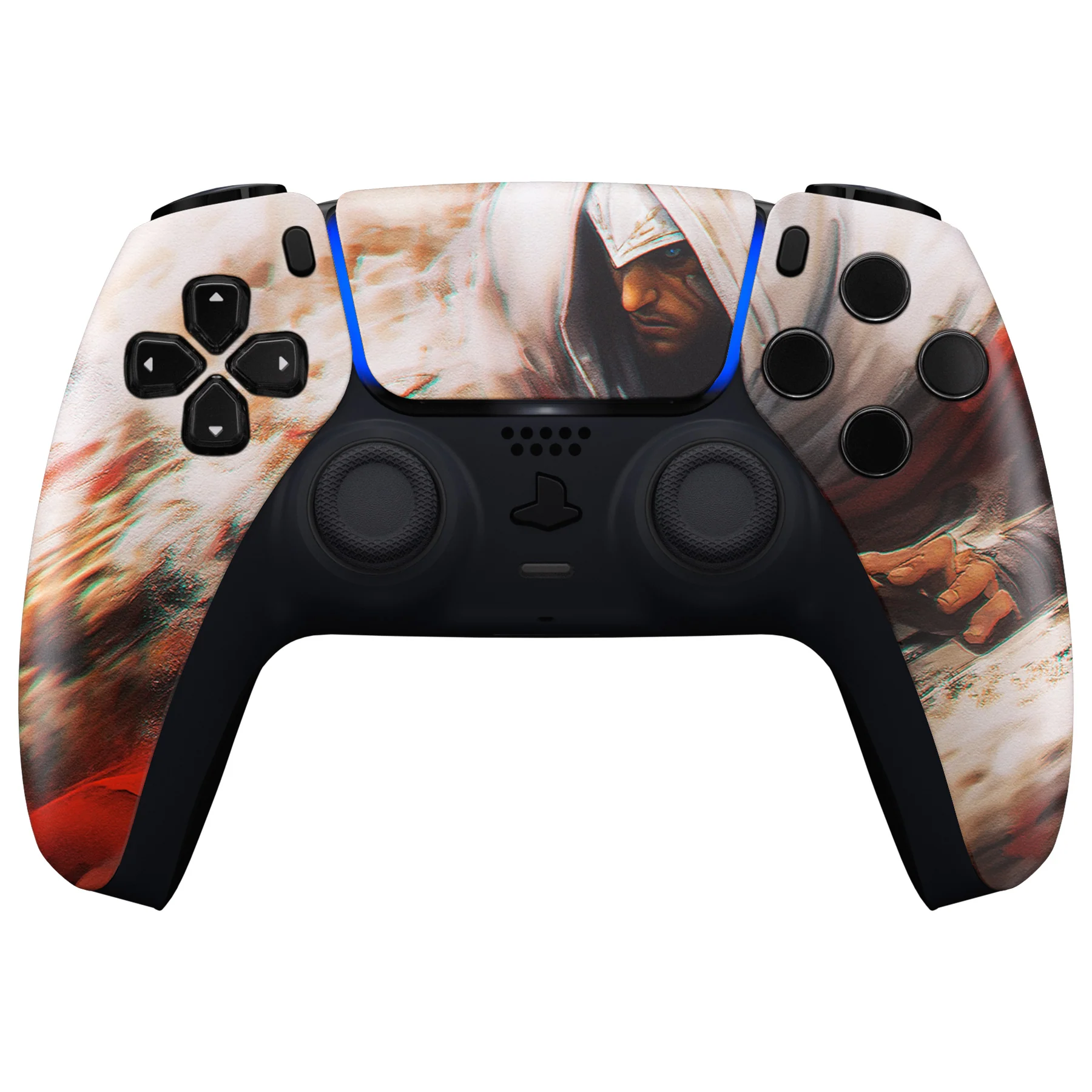 eXtremeRate Replacement Front Housing Shell with Touchpad Compatible with PS5 Controller BDM-010/020/030/040/050 - Assassin - Image 2
