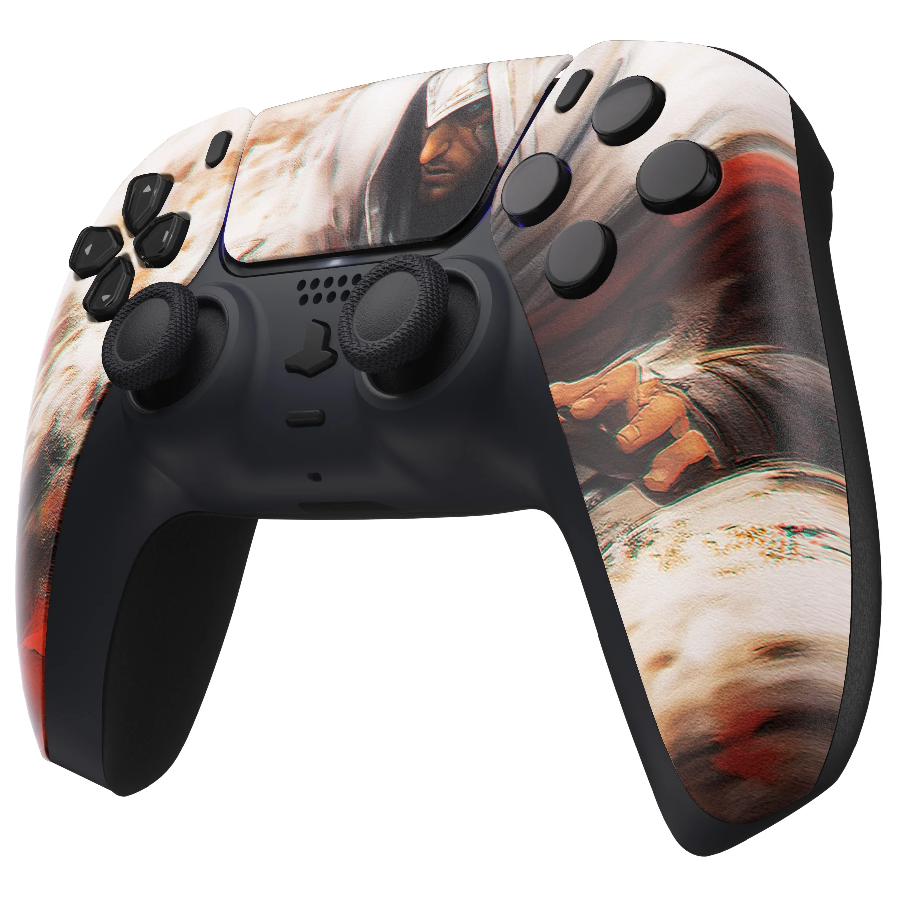eXtremeRate Replacement Front Housing Shell with Touchpad Compatible with PS5 Controller BDM-010/020/030/040/050 - Assassin - Image 4