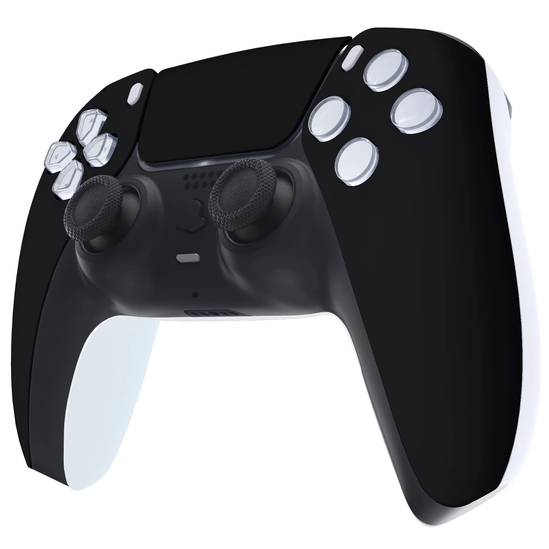 eXtremeRate Replacement Front Housing Shell with Touchpad Compatible with PS5 Controller BDM-010/020/030/040/050/060 - Black - Image 4
