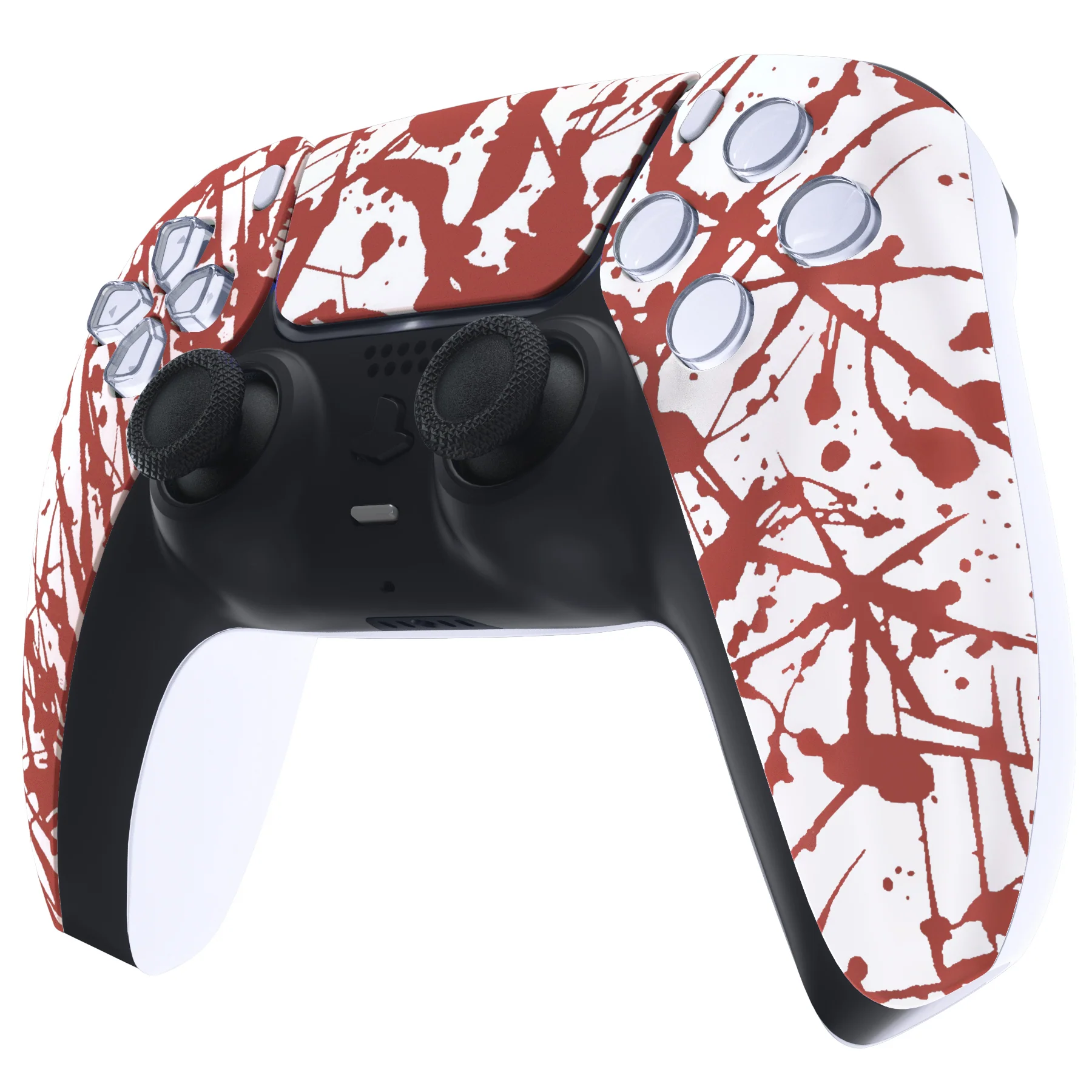 eXtremeRate Replacement Front Housing Shell with Touchpad Compatible with PS5 Controller BDM-010/020/030/040/050 - Blood - Image 4