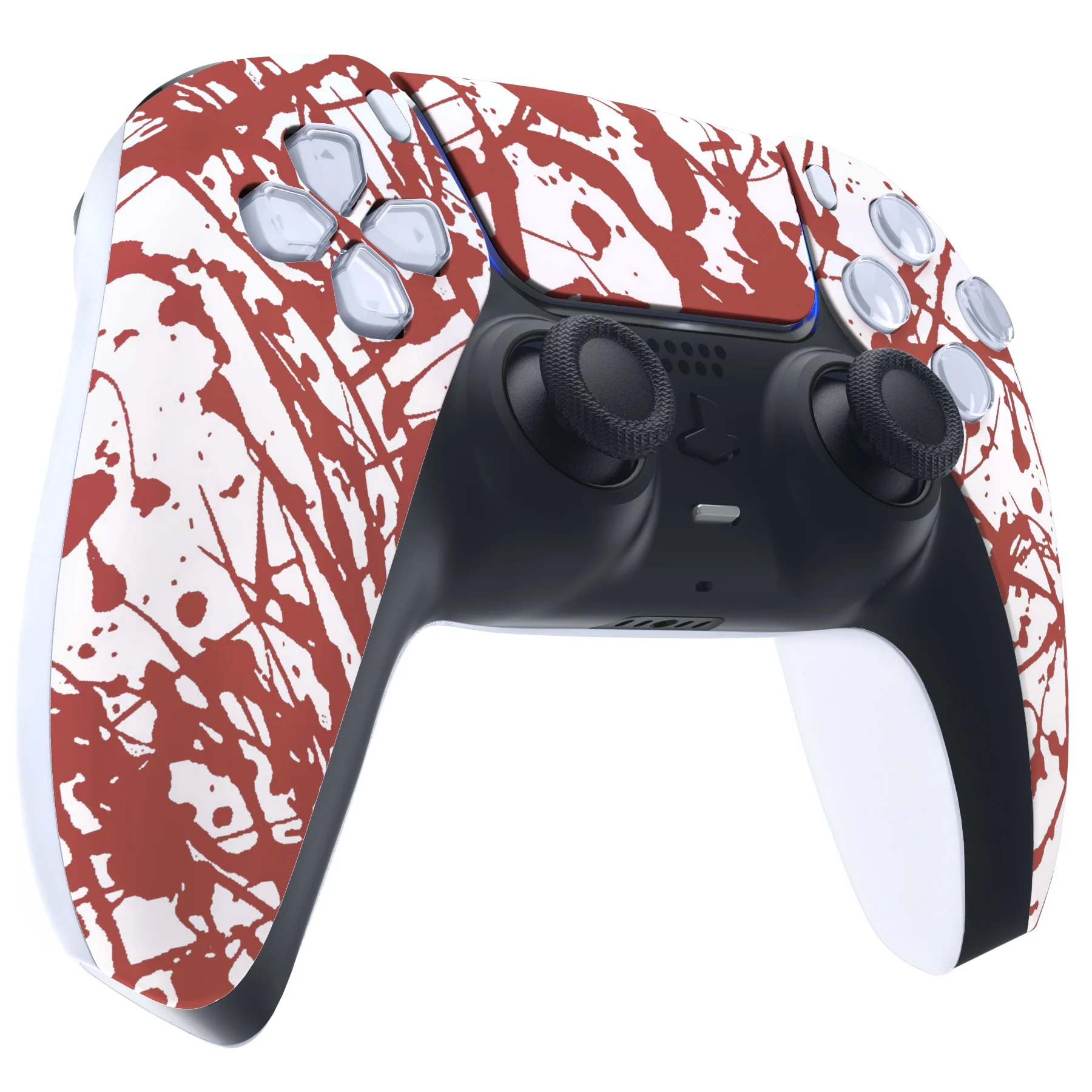 eXtremeRate Replacement Front Housing Shell with Touchpad Compatible with PS5 Controller BDM-010/020/030/040/050 - Blood - Image 5
