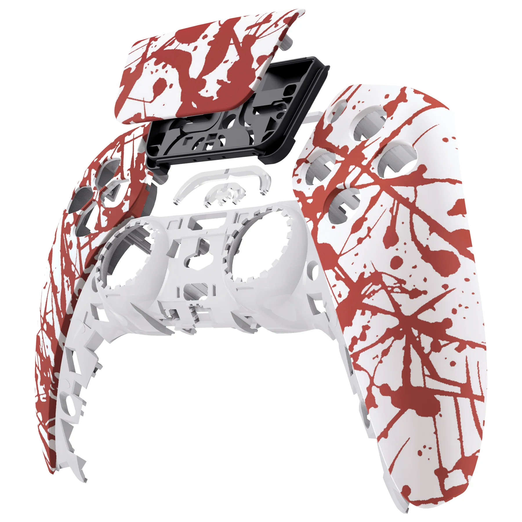 eXtremeRate Replacement Front Housing Shell with Touchpad Compatible with PS5 Controller BDM-010/020/030/040/050 - Blood - Image 8