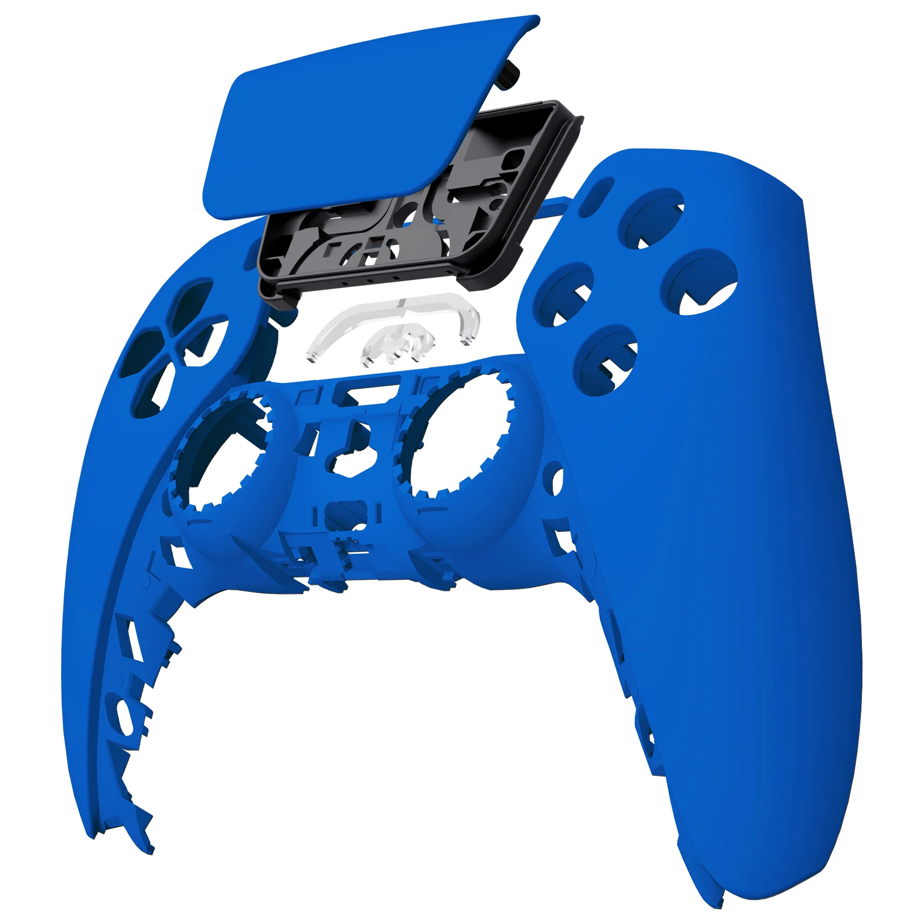 eXtremeRate Replacement Front Housing Shell with Touchpad Compatible with PS5 Controller BDM-010/020/030/040/050 - Blue - Image 8