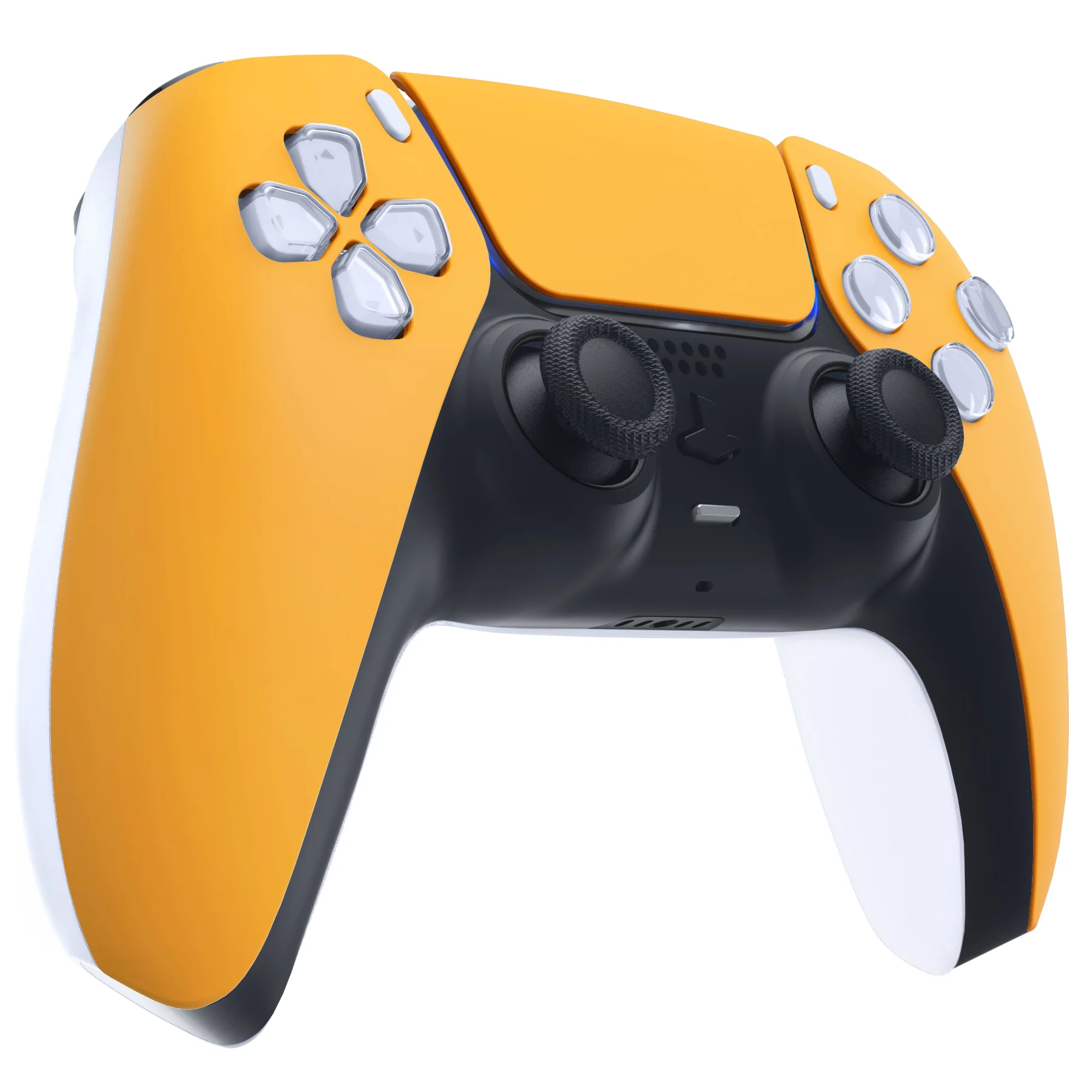 eXtremeRate Replacement Front Housing Shell with Touchpad Compatible with PS5 Controller BDM-010/020/030/040/050 - Caution Yellow - Image 5