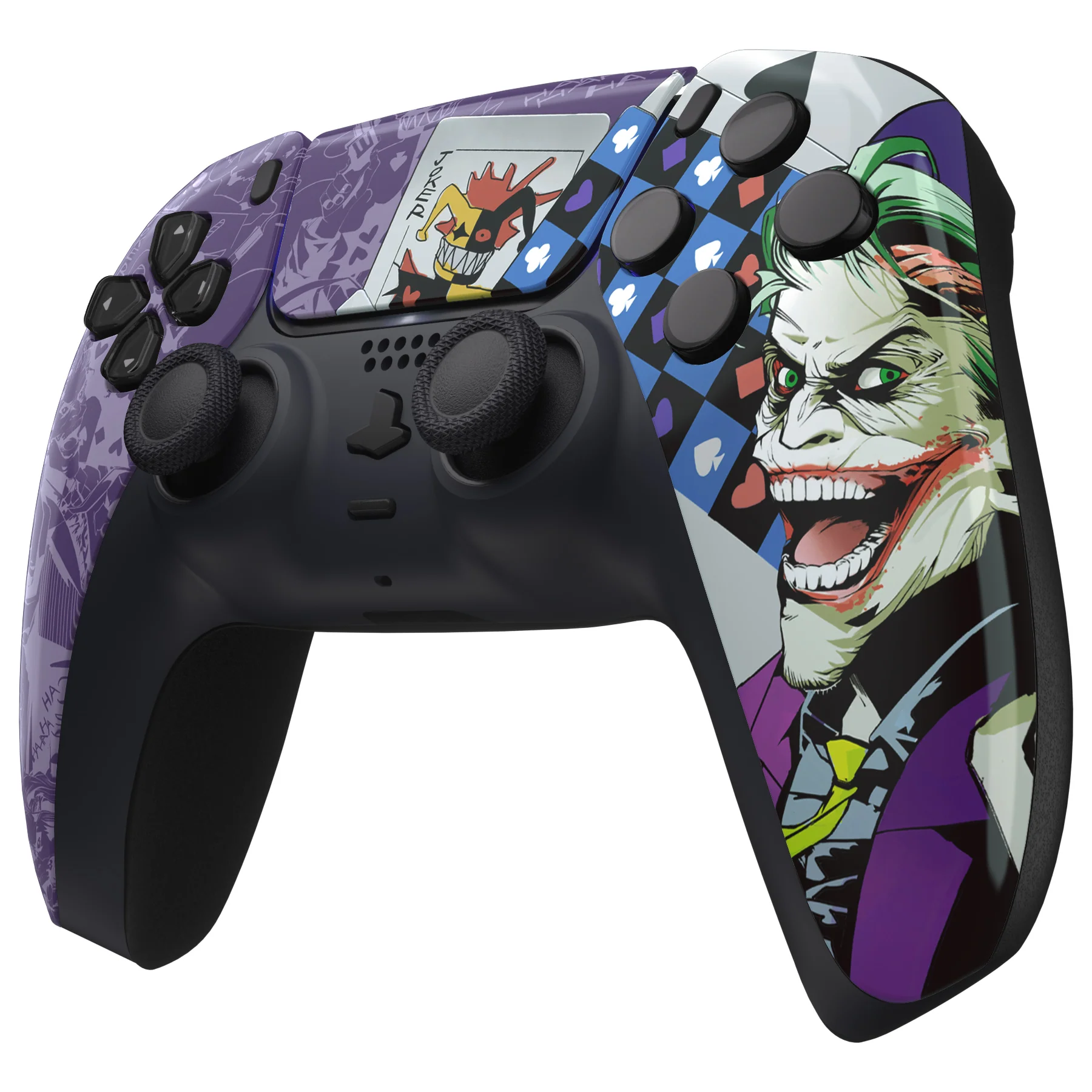 eXtremeRate Replacement Front Housing Shell with Touchpad Compatible with PS5 Controller BDM-010/020/030/040/050 - Clown Cards - Image 4