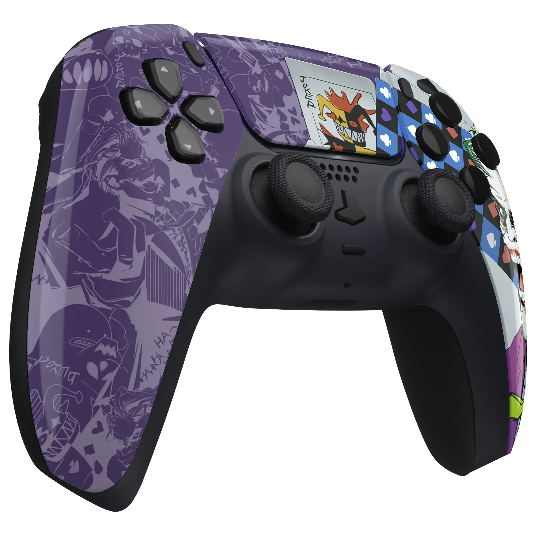 eXtremeRate Replacement Front Housing Shell with Touchpad Compatible with PS5 Controller BDM-010/020/030/040/050 - Clown Cards - Image 5