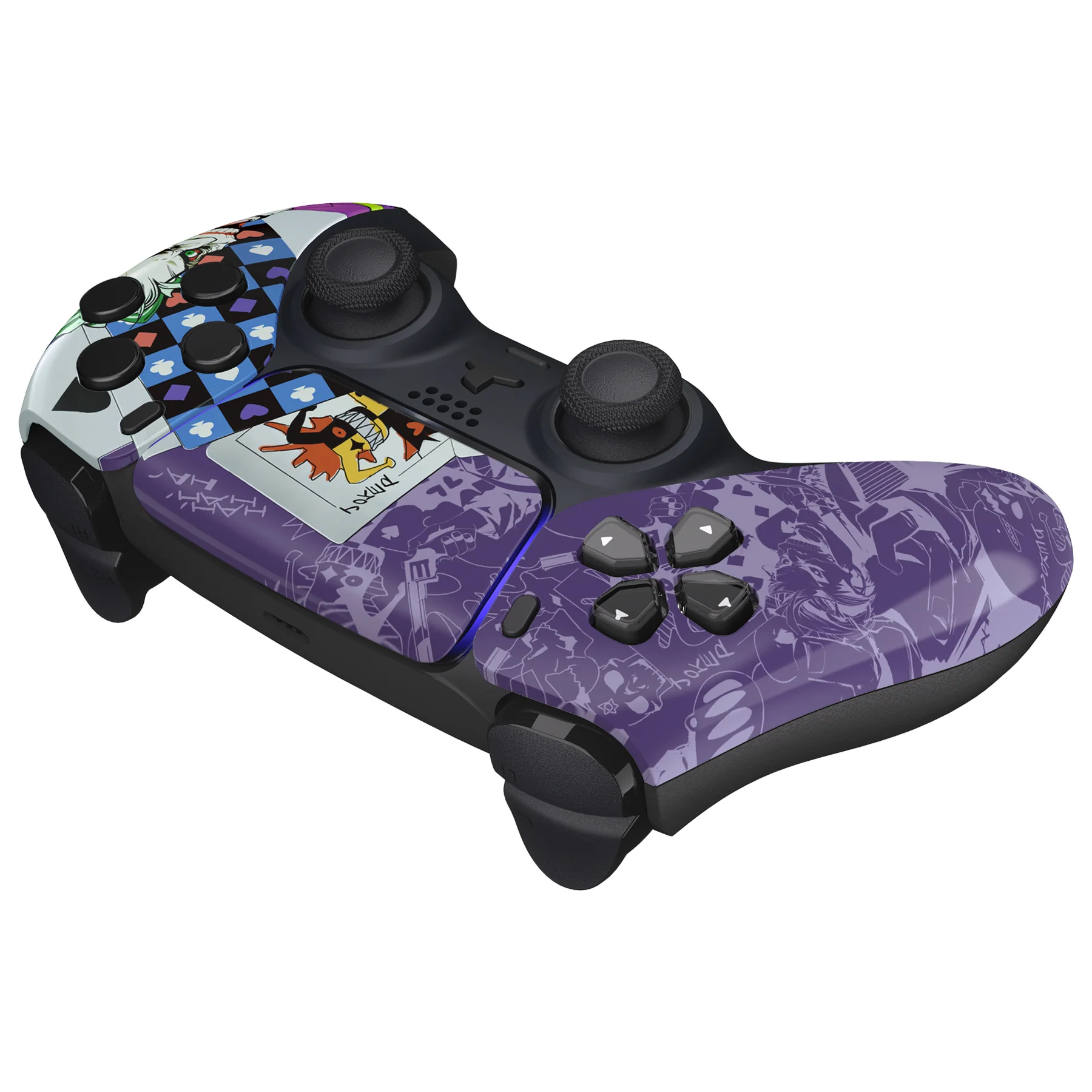 eXtremeRate Replacement Front Housing Shell with Touchpad Compatible with PS5 Controller BDM-010/020/030/040/050 - Clown Cards - Image 6