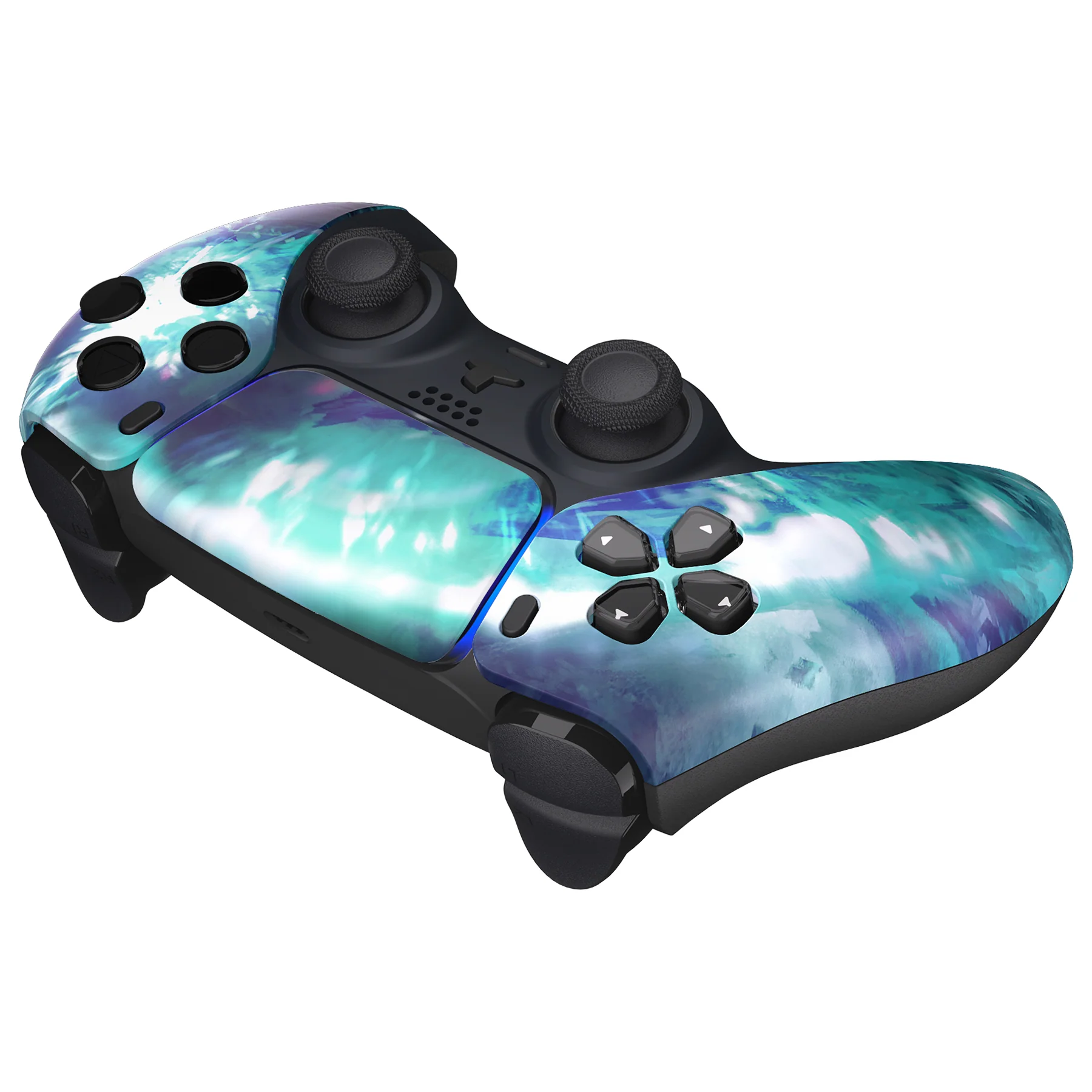 eXtremeRate Replacement Front Housing Shell with Touchpad Compatible with PS5 Controller BDM-010/020/030/040/050 - Crystal Fantasy - Image 6