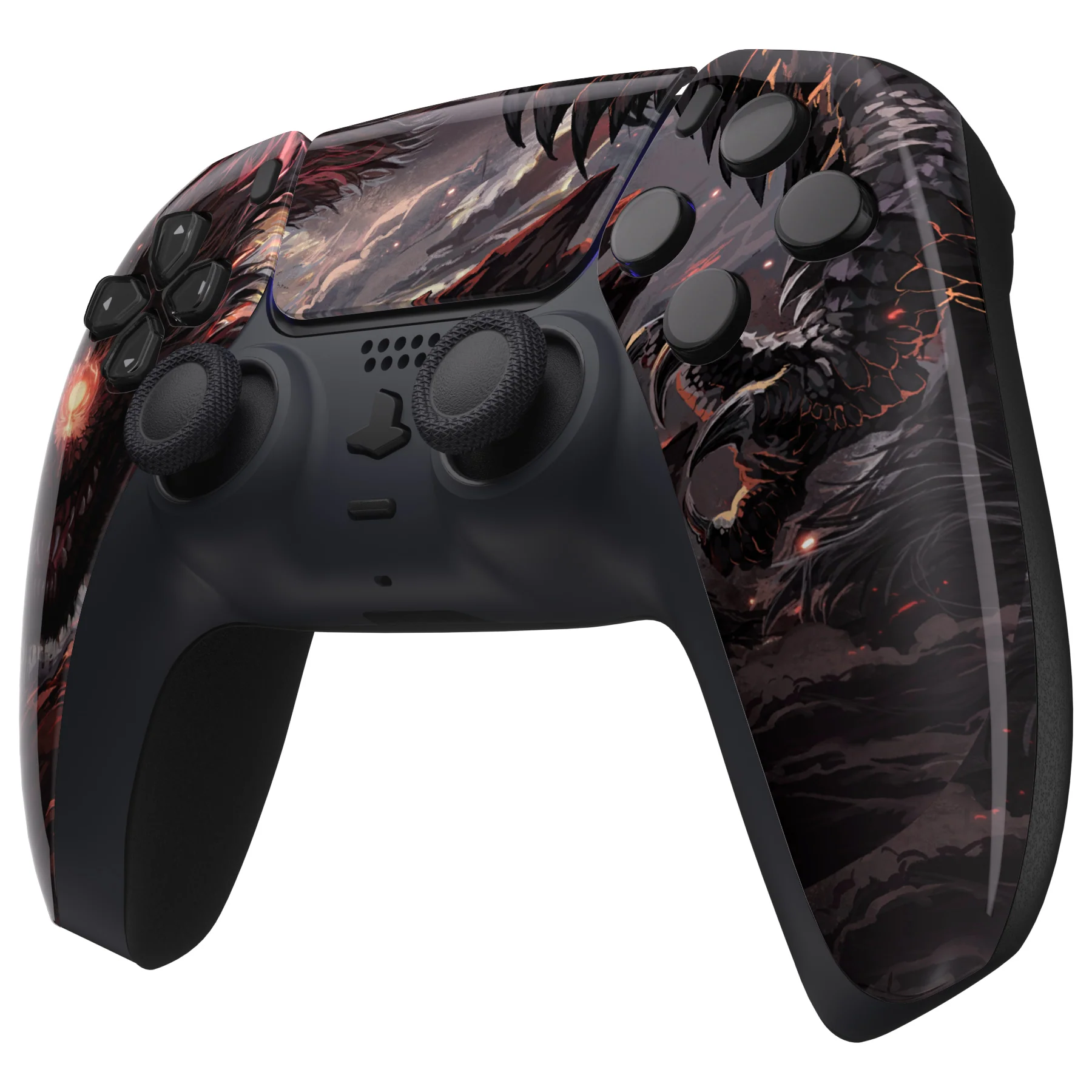 eXtremeRate Replacement Front Housing Shell with Touchpad Compatible with PS5 Controller BDM-010/020/030/040/050 - Cyclops Dragon - Image 4