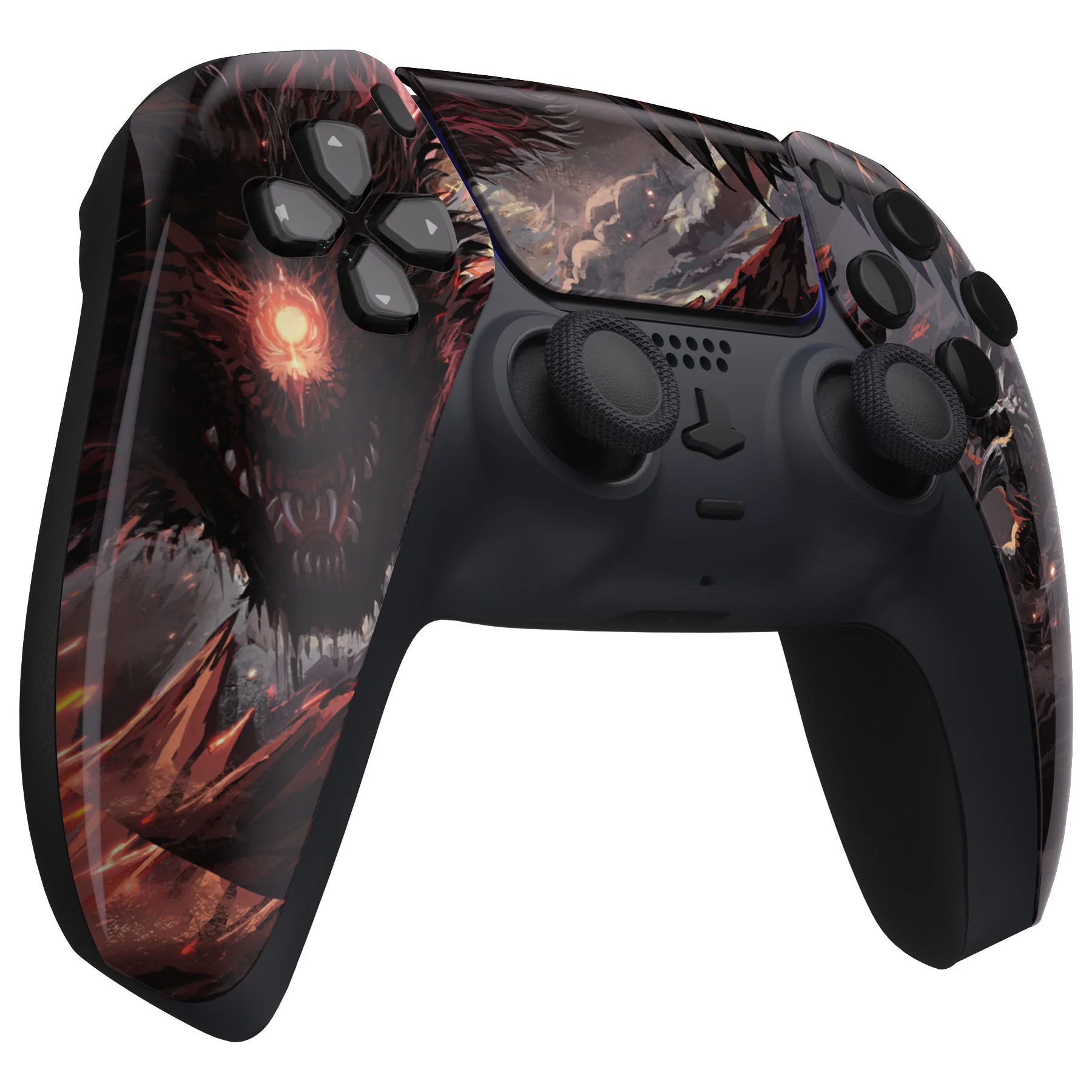 eXtremeRate Replacement Front Housing Shell with Touchpad Compatible with PS5 Controller BDM-010/020/030/040/050 - Cyclops Dragon - Image 5