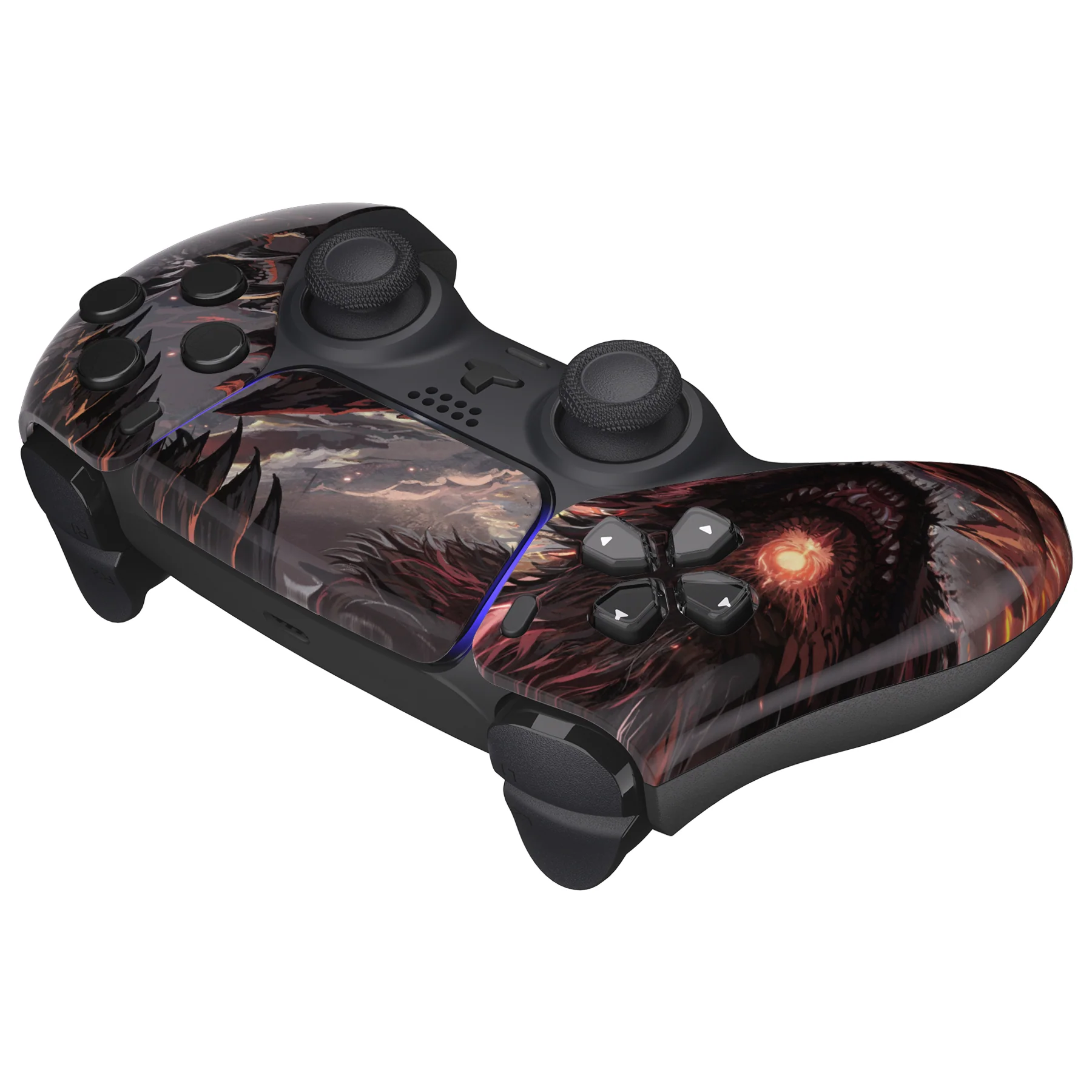 eXtremeRate Replacement Front Housing Shell with Touchpad Compatible with PS5 Controller BDM-010/020/030/040/050 - Cyclops Dragon - Image 6