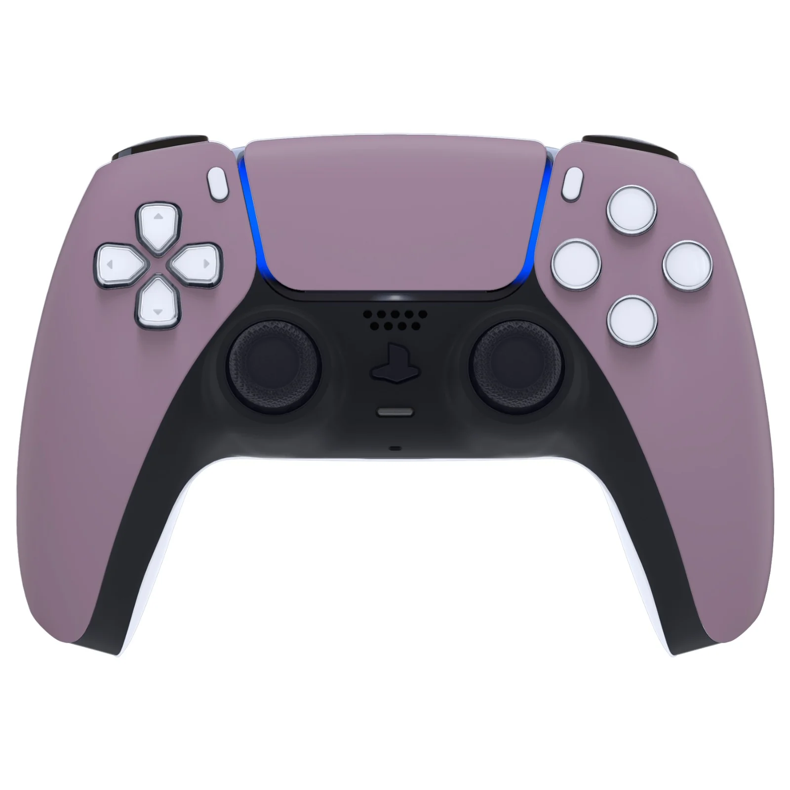 eXtremeRate Replacement Front Housing Shell with Touchpad Compatible with PS5 Controller BDM-010/020/030/040/050 - Dark Grayish Violet - Image 2