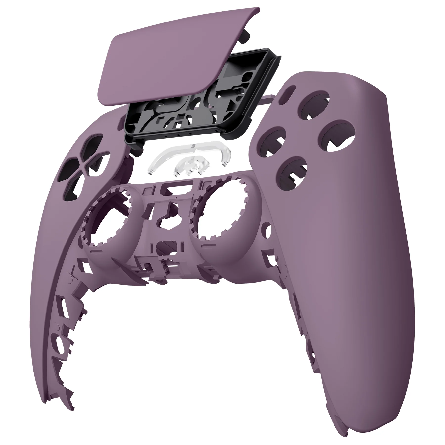 eXtremeRate Replacement Front Housing Shell with Touchpad Compatible with PS5 Controller BDM-010/020/030/040/050 - Dark Grayish Violet - Image 8