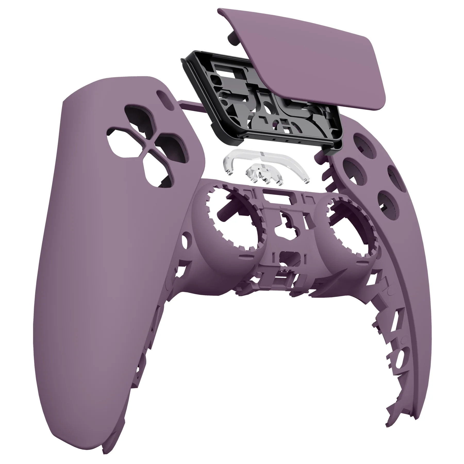 eXtremeRate Replacement Front Housing Shell with Touchpad Compatible with PS5 Controller BDM-010/020/030/040/050 - Dark Grayish Violet - Image 9