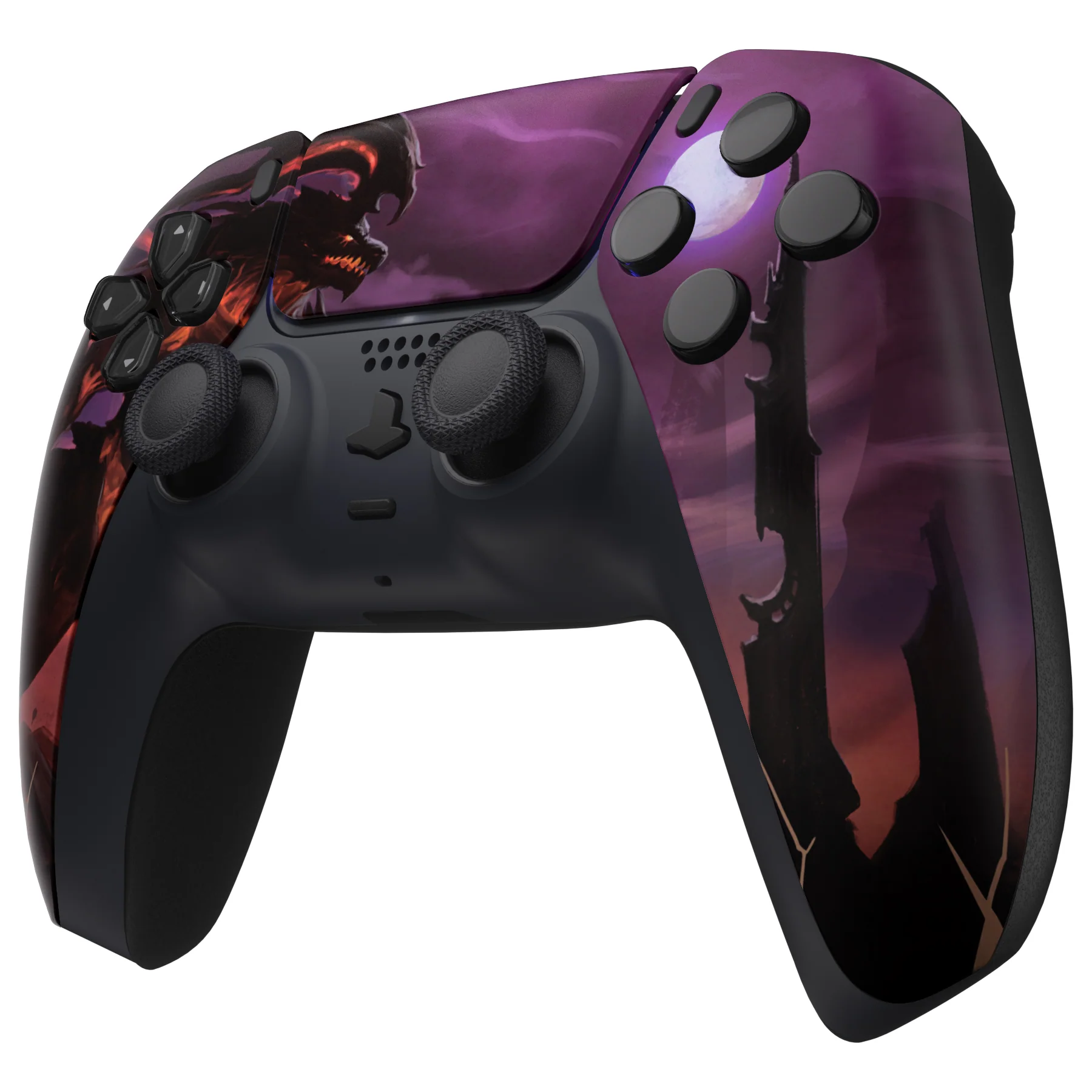 eXtremeRate Replacement Front Housing Shell with Touchpad Compatible with PS5 Controller BDM-010/020/030/040/050 - Dragon King - Image 4