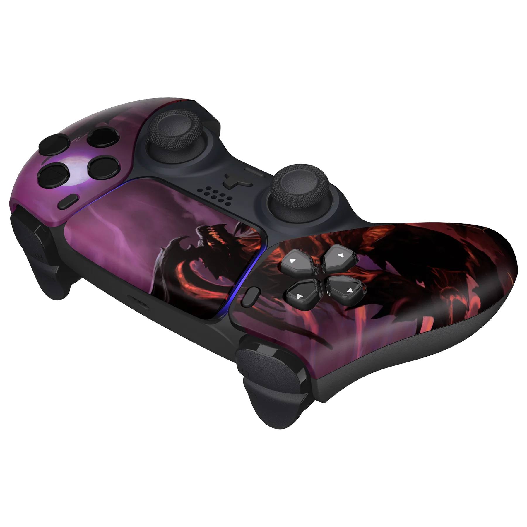 eXtremeRate Replacement Front Housing Shell with Touchpad Compatible with PS5 Controller BDM-010/020/030/040/050 - Dragon King - Image 6