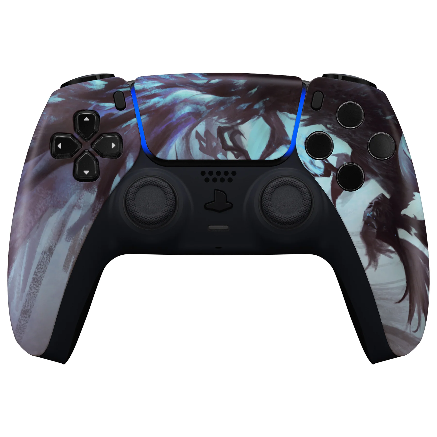 eXtremeRate Replacement Front Housing Shell with Touchpad Compatible with PS5 Controller BDM-010/020/030/040/050 - Dragon Whisper - Image 2