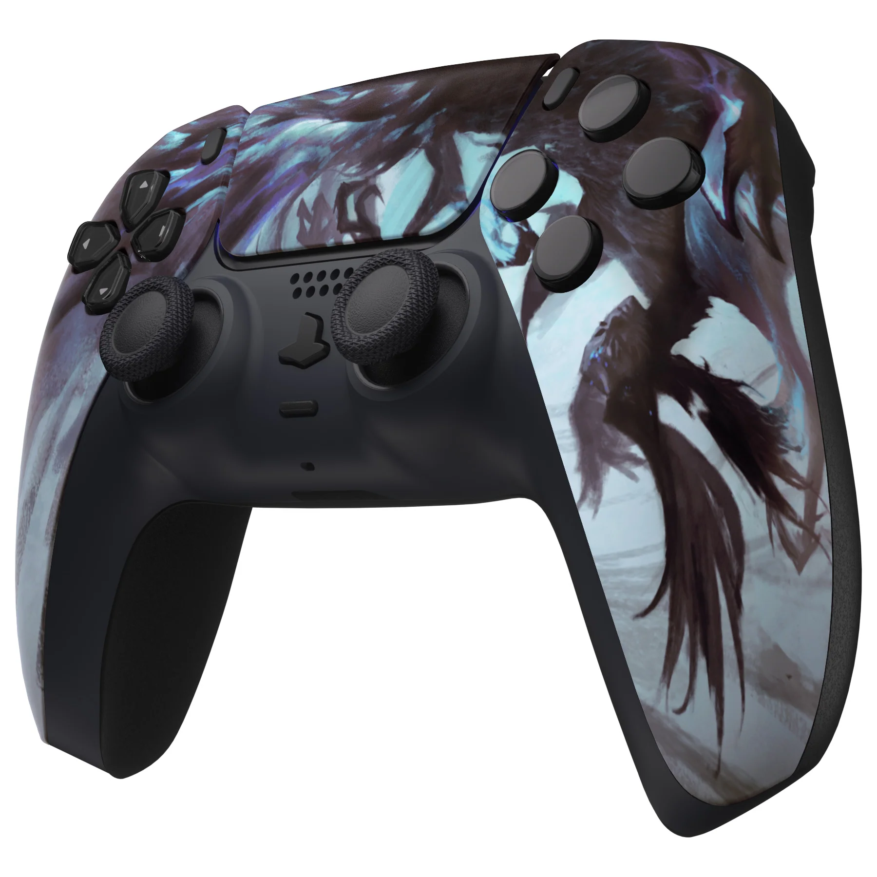 eXtremeRate Replacement Front Housing Shell with Touchpad Compatible with PS5 Controller BDM-010/020/030/040/050 - Dragon Whisper - Image 4