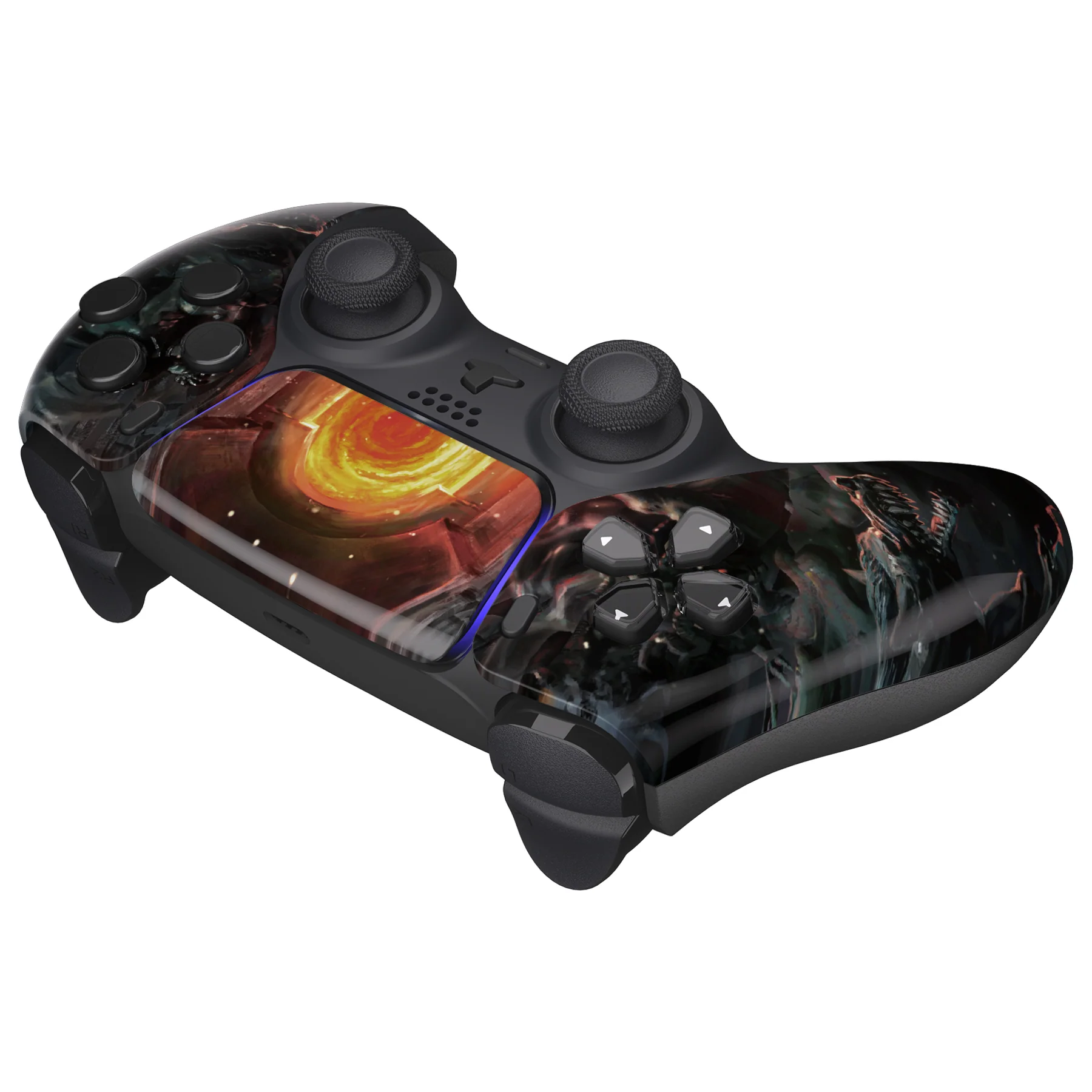 eXtremeRate Replacement Front Housing Shell with Touchpad Compatible with PS5 Controller BDM-010/020/030/040/050 - Entrance of Hell - Image 6