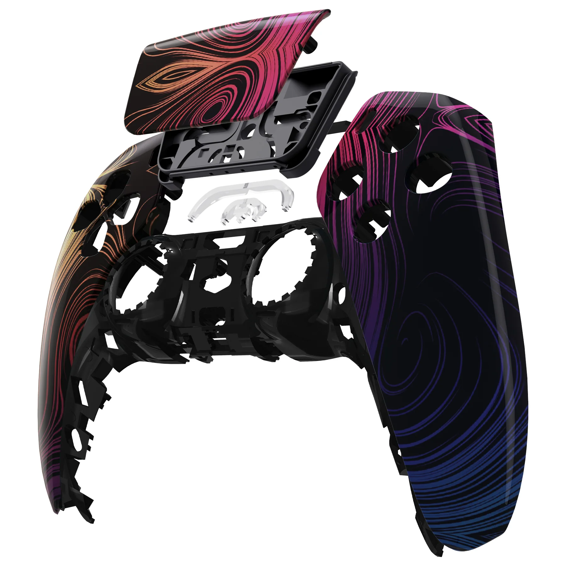 eXtremeRate Replacement Front Housing Shell with Touchpad Compatible with PS5 Controller BDM-010/020/030/040/050 - Illusion Space - Image 8